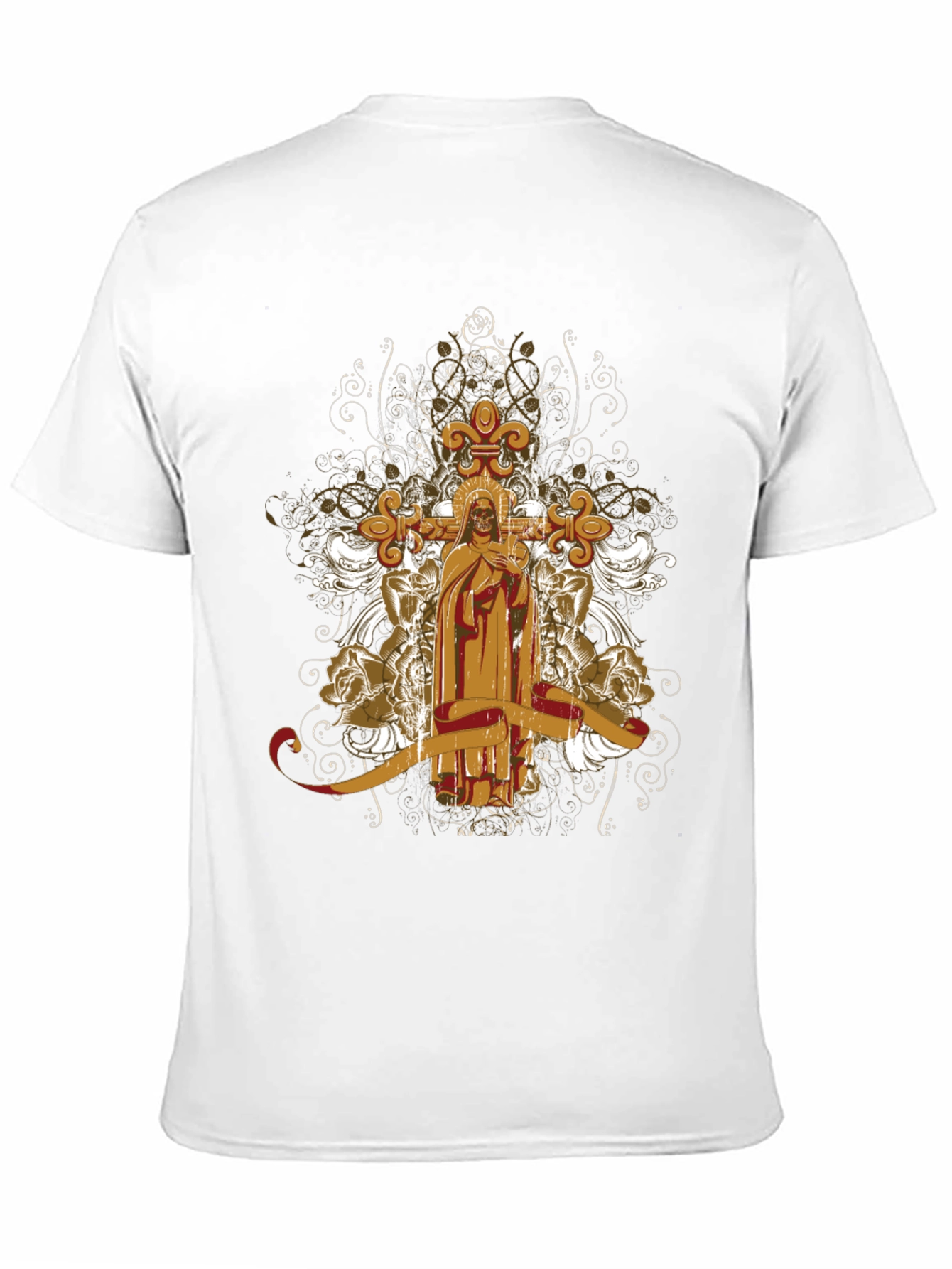 Gothic Skull & Cross T-Shirt