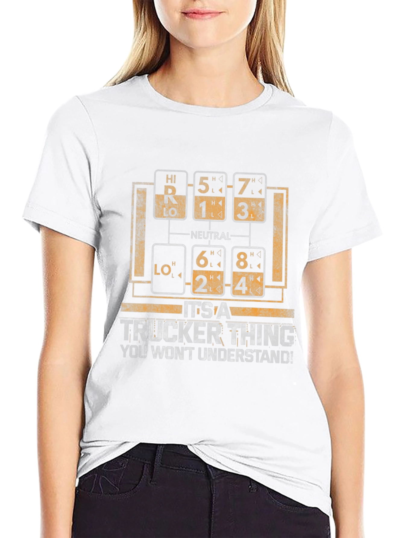 Trucker Thing T-Shirt - Gear Shift Design