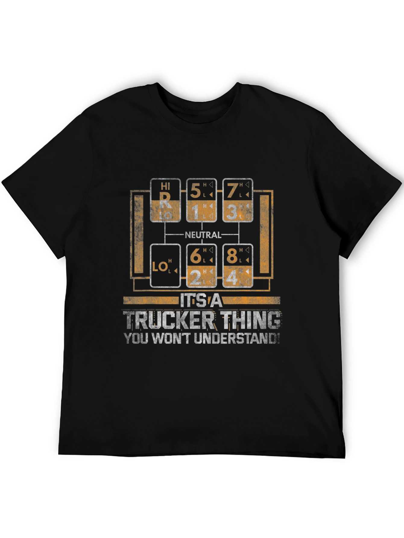 Trucker Thing T-Shirt - Gear Shift Design