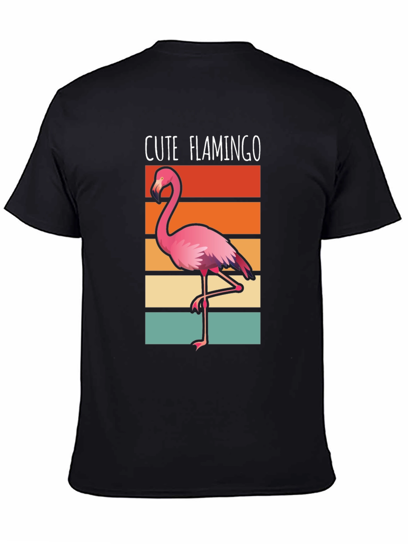 Cute Flamingo Retro Style T-Shirt