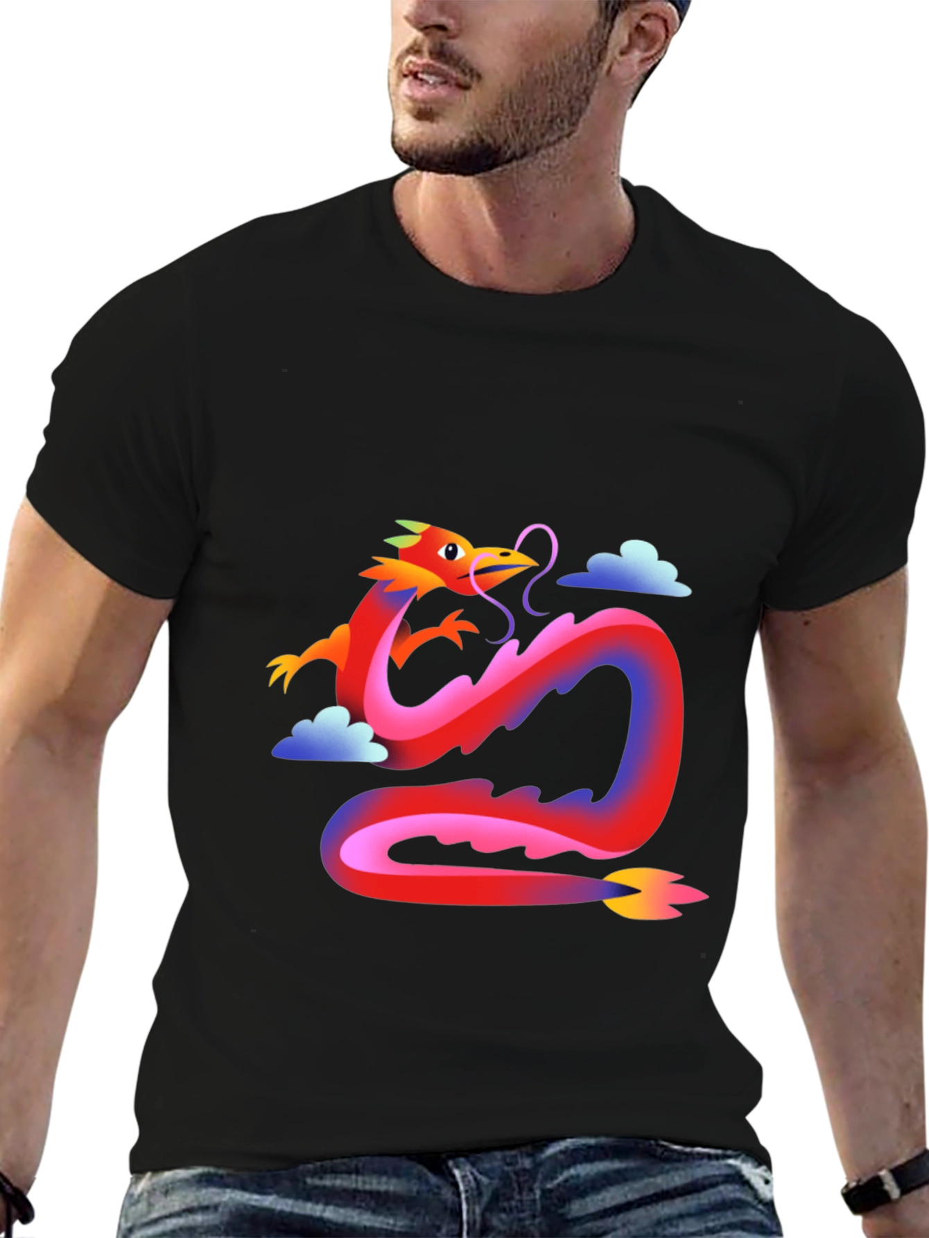 Dragon Graphic Tee - Stylish Casual Wear