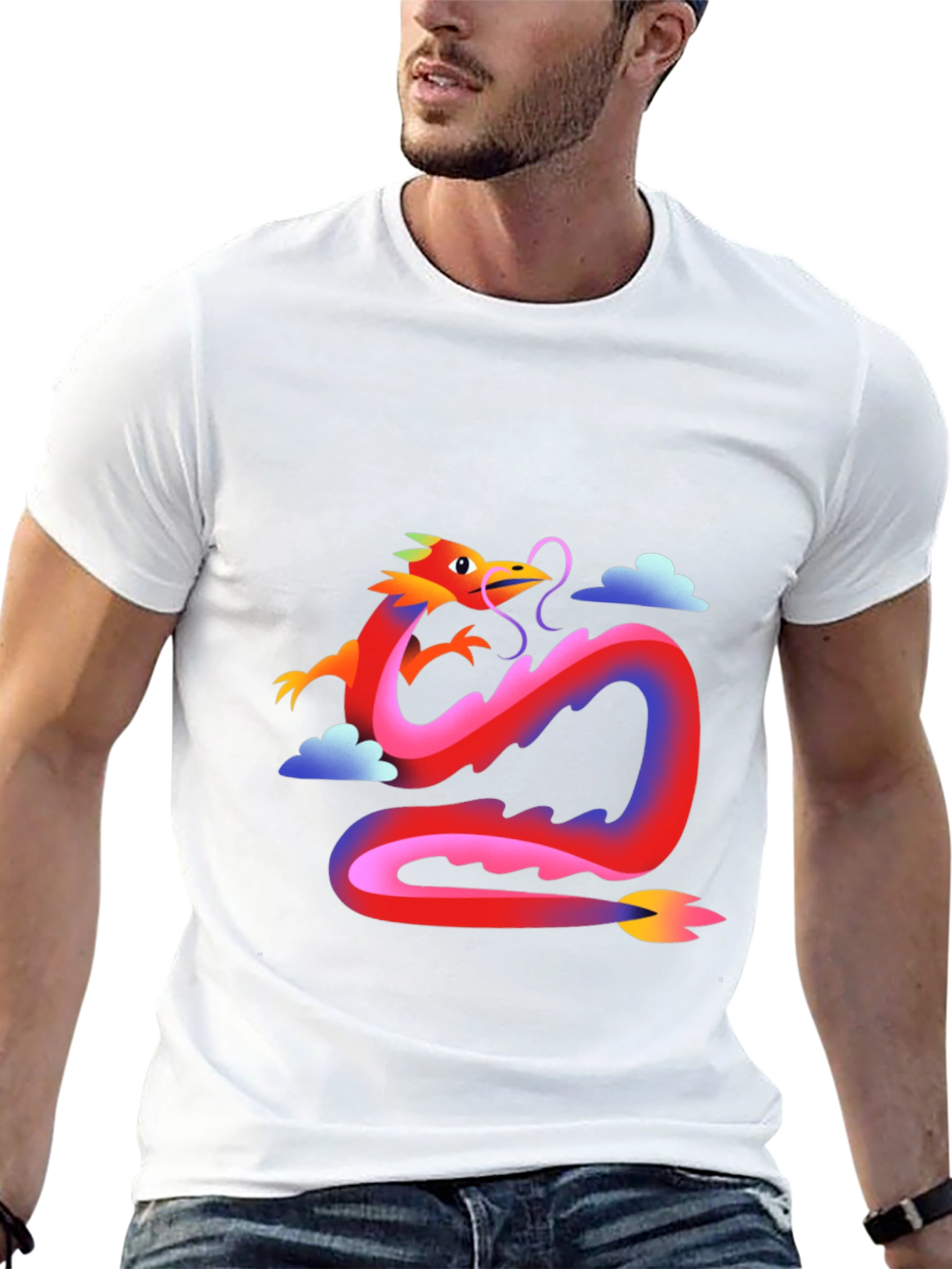 Dragon Graphic Tee - Stylish Casual Wear