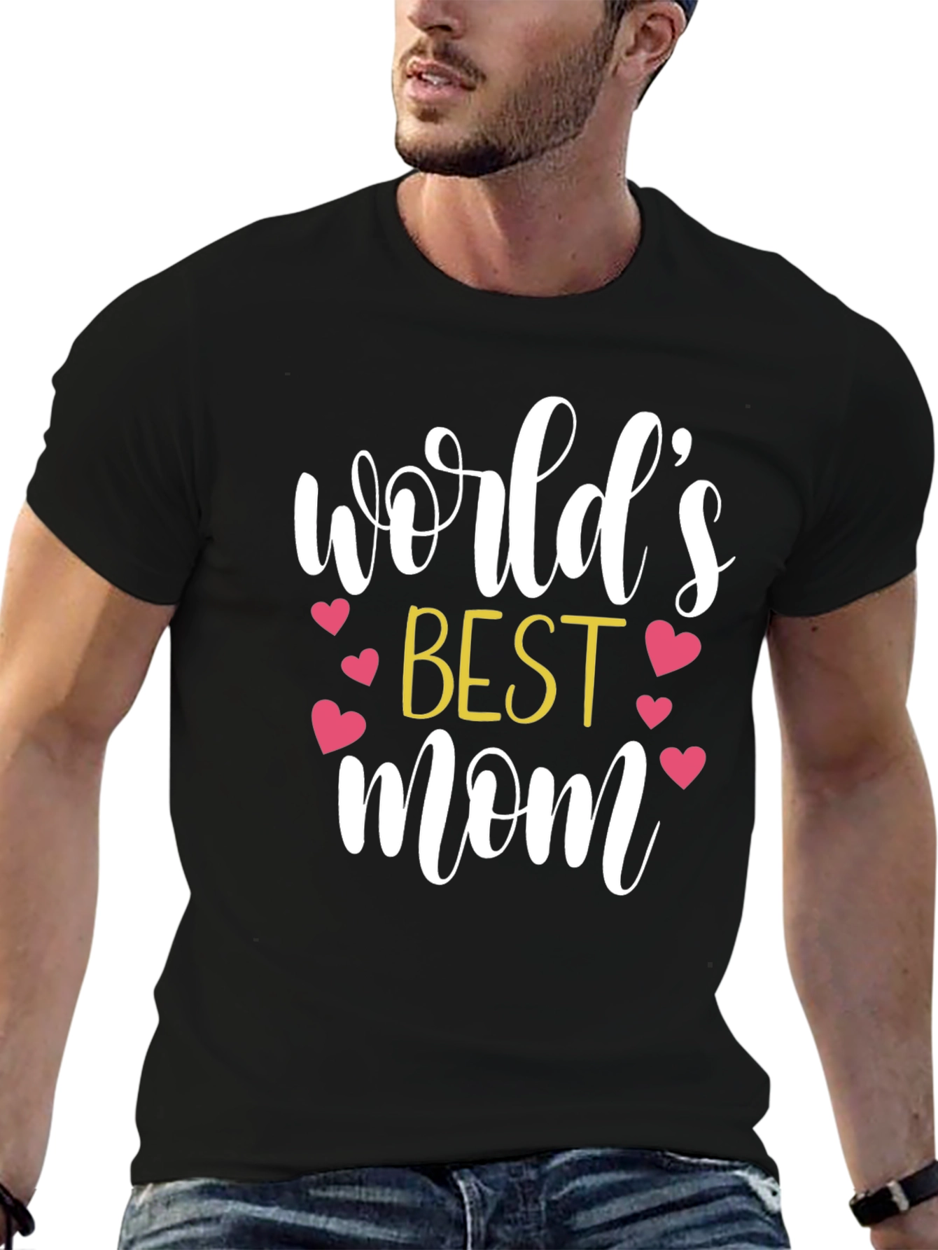 Worlds Best Mom Graphic T-Shirt