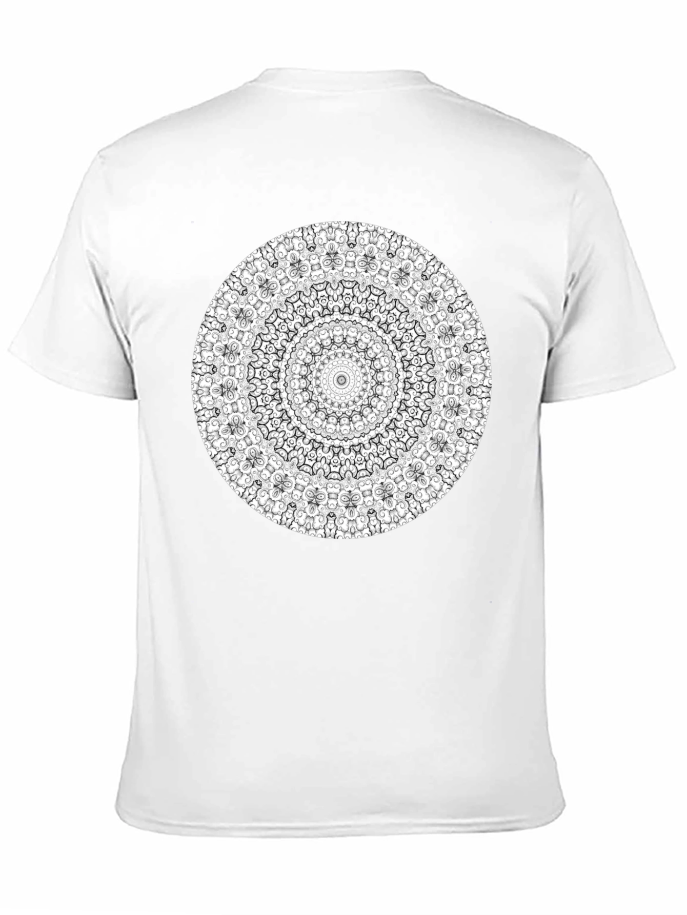 Mandala Graphic T-Shirt - Artistic Black Tee