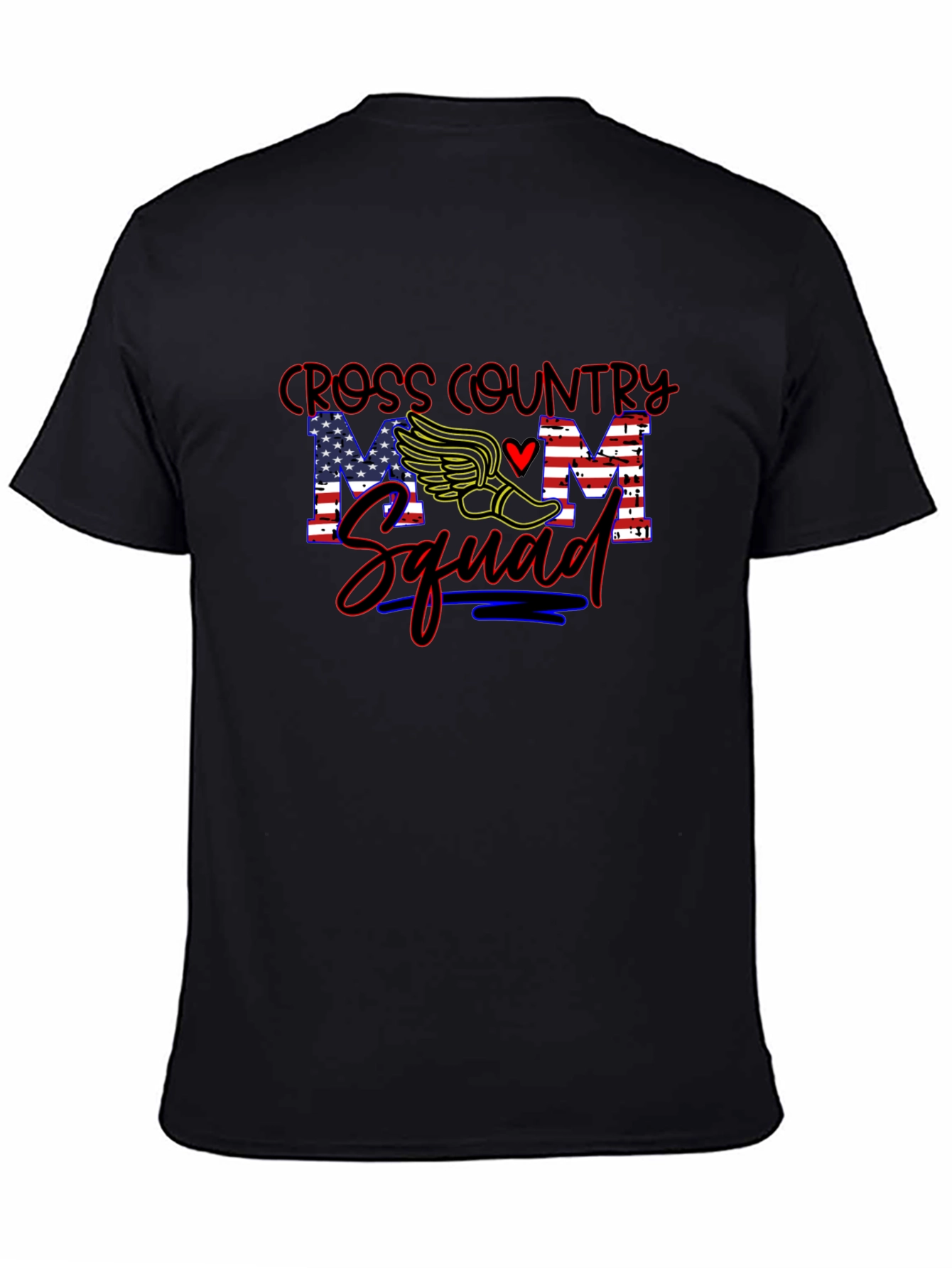 Cross Country Mom Squad Graphic T-Shirt