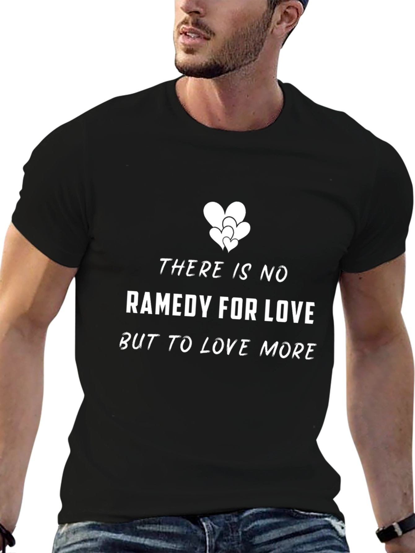 Love Remedy Graphic Tee - Stylish Black T-Shirt