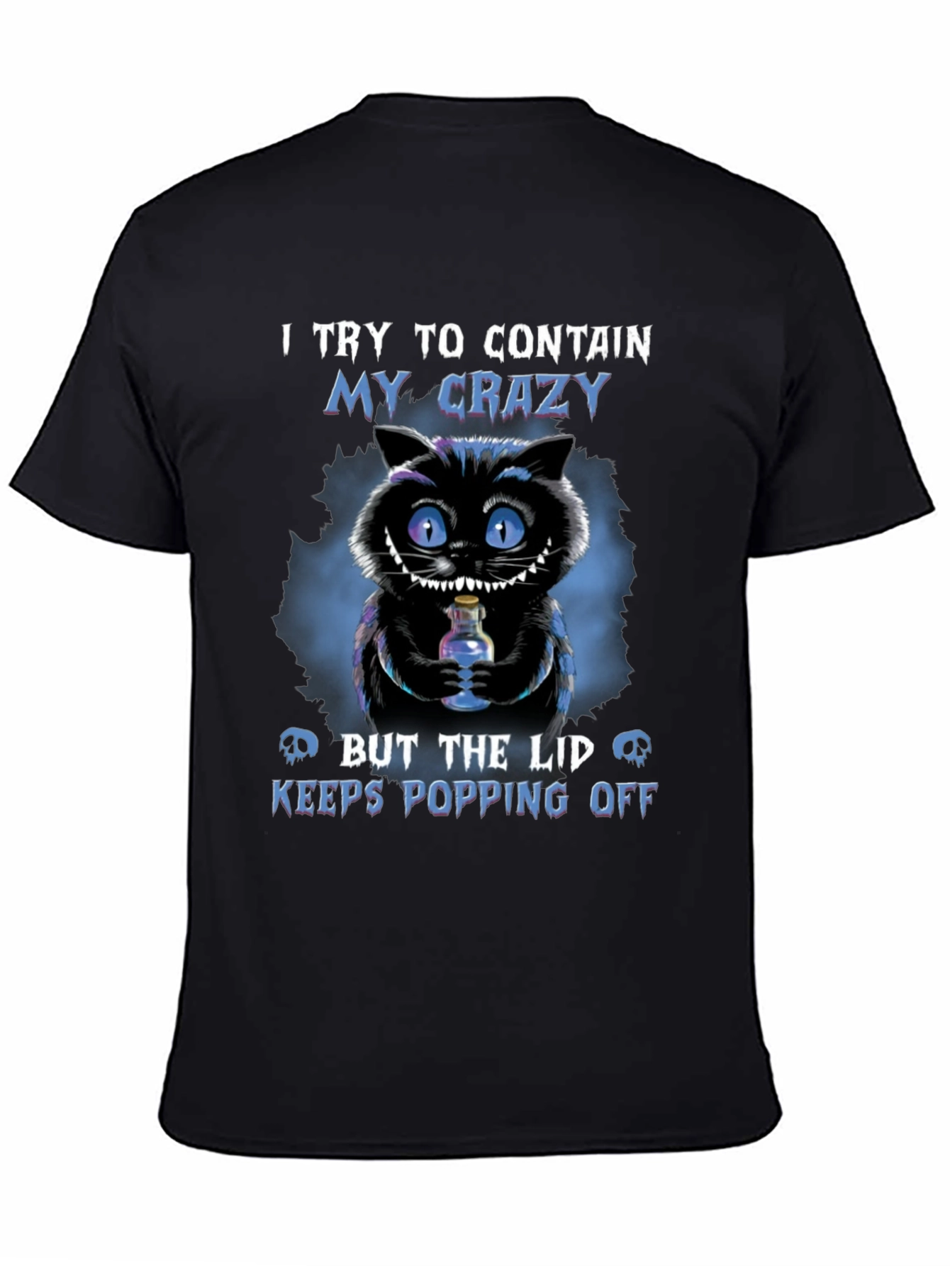 Crazy Cheshire Cat Graphic T-Shirt