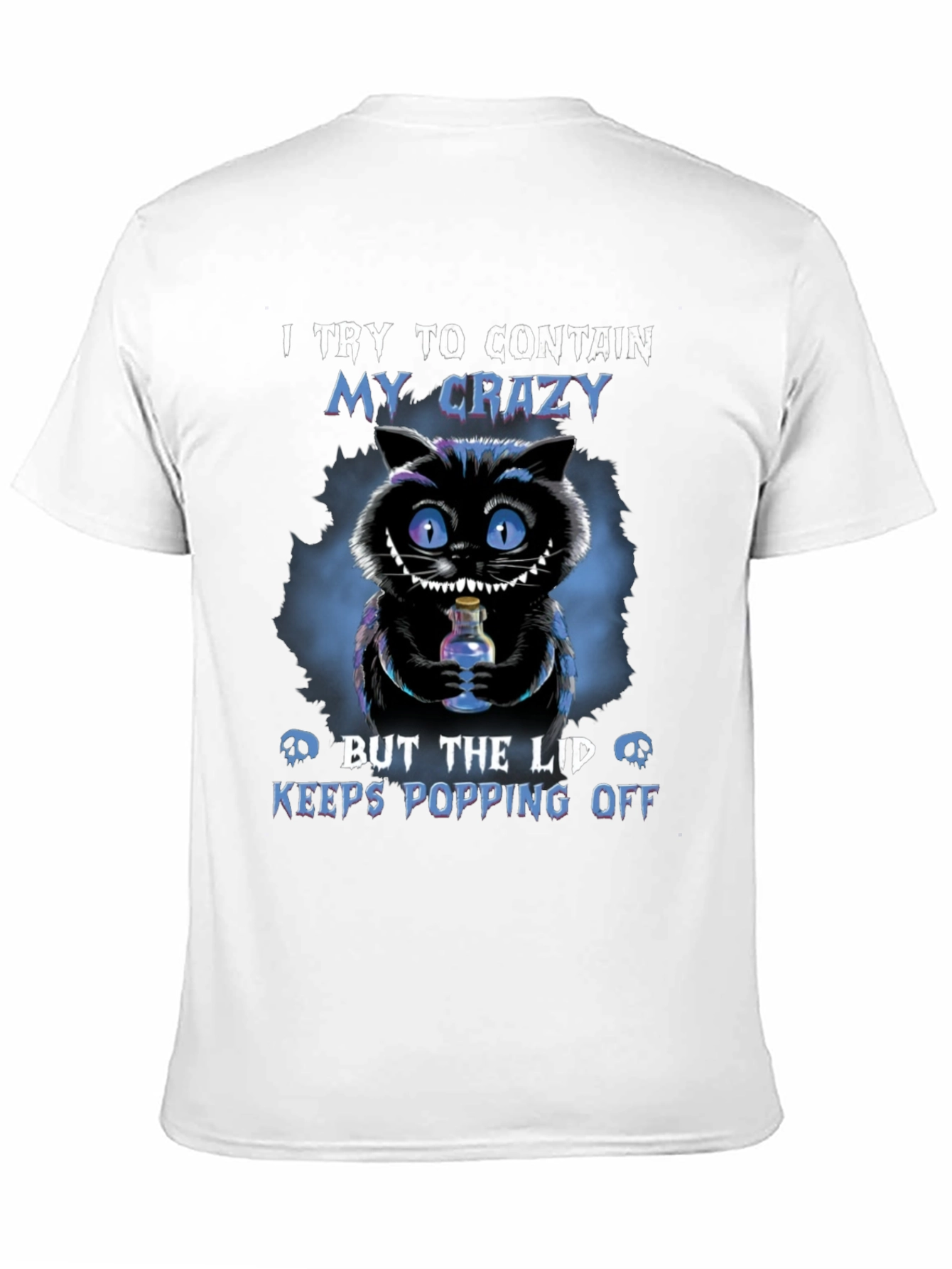 Crazy Cheshire Cat Graphic T-Shirt