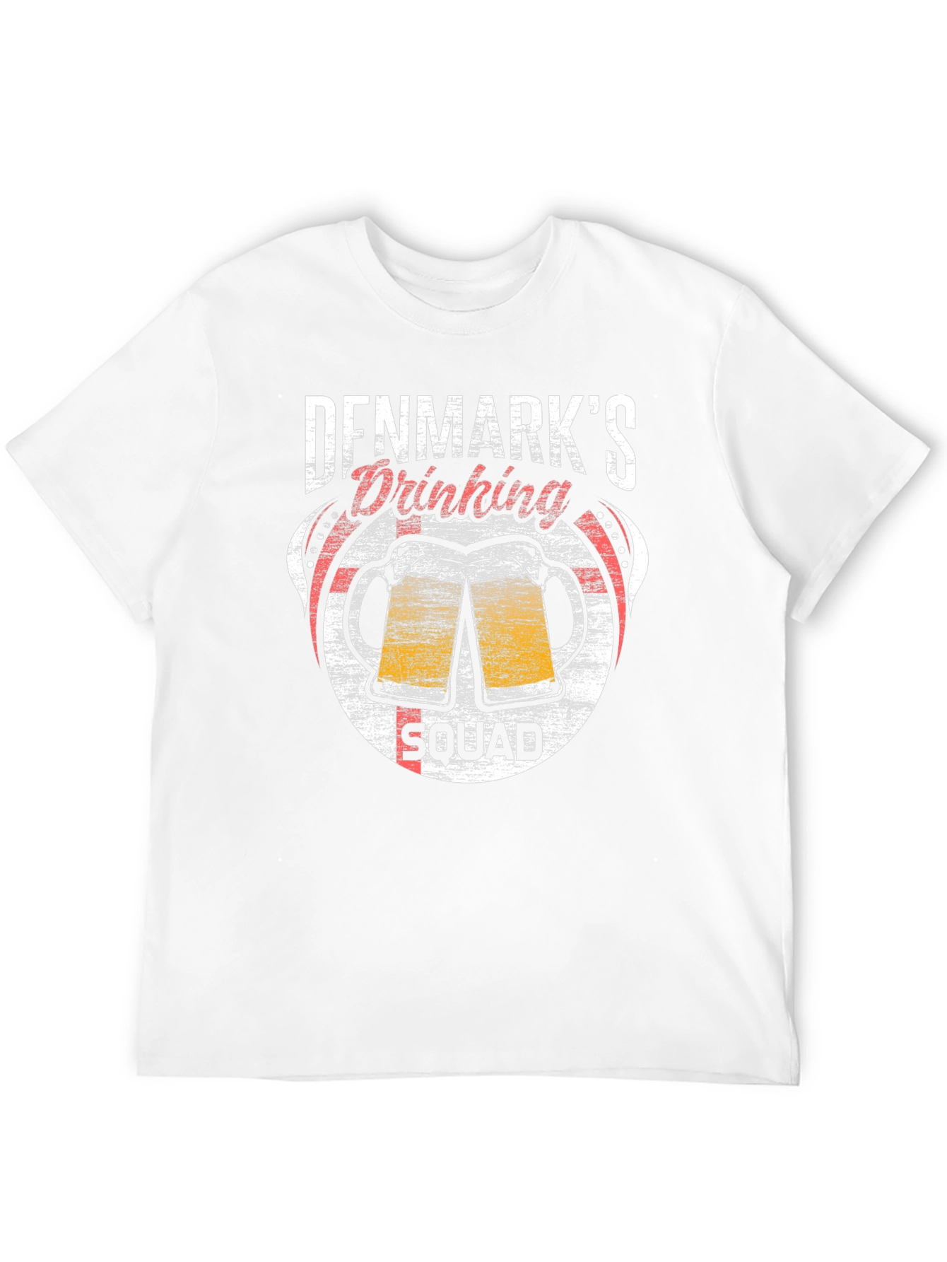 Denmark Drinking Squad Tee - Perfect Party Shirt