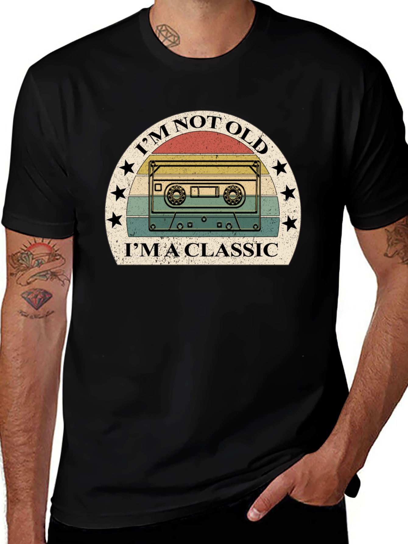 Im Not Old Im A Classic Cassette Tape T-Shirt