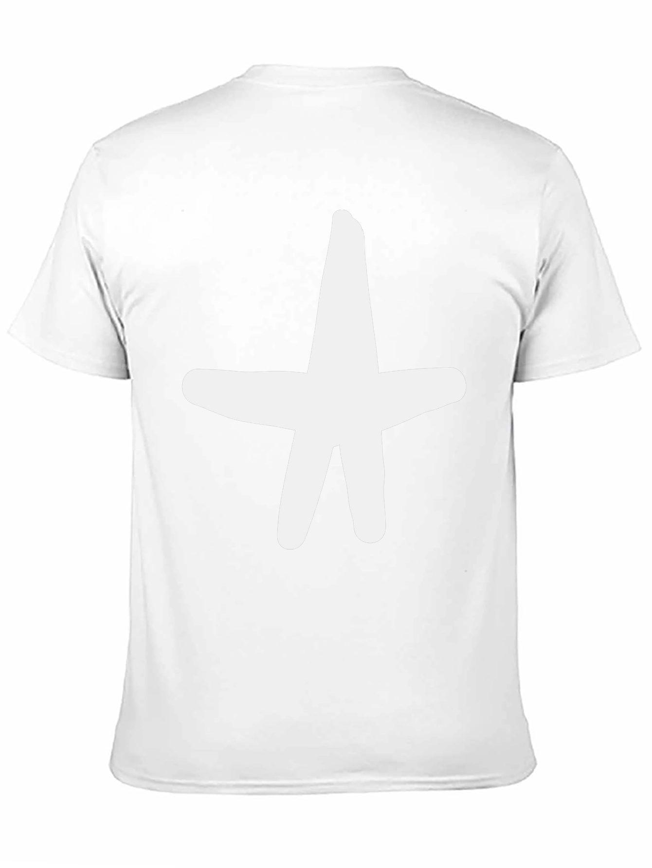 Bold Star Graphic Tee - Casual Black T-Shirt