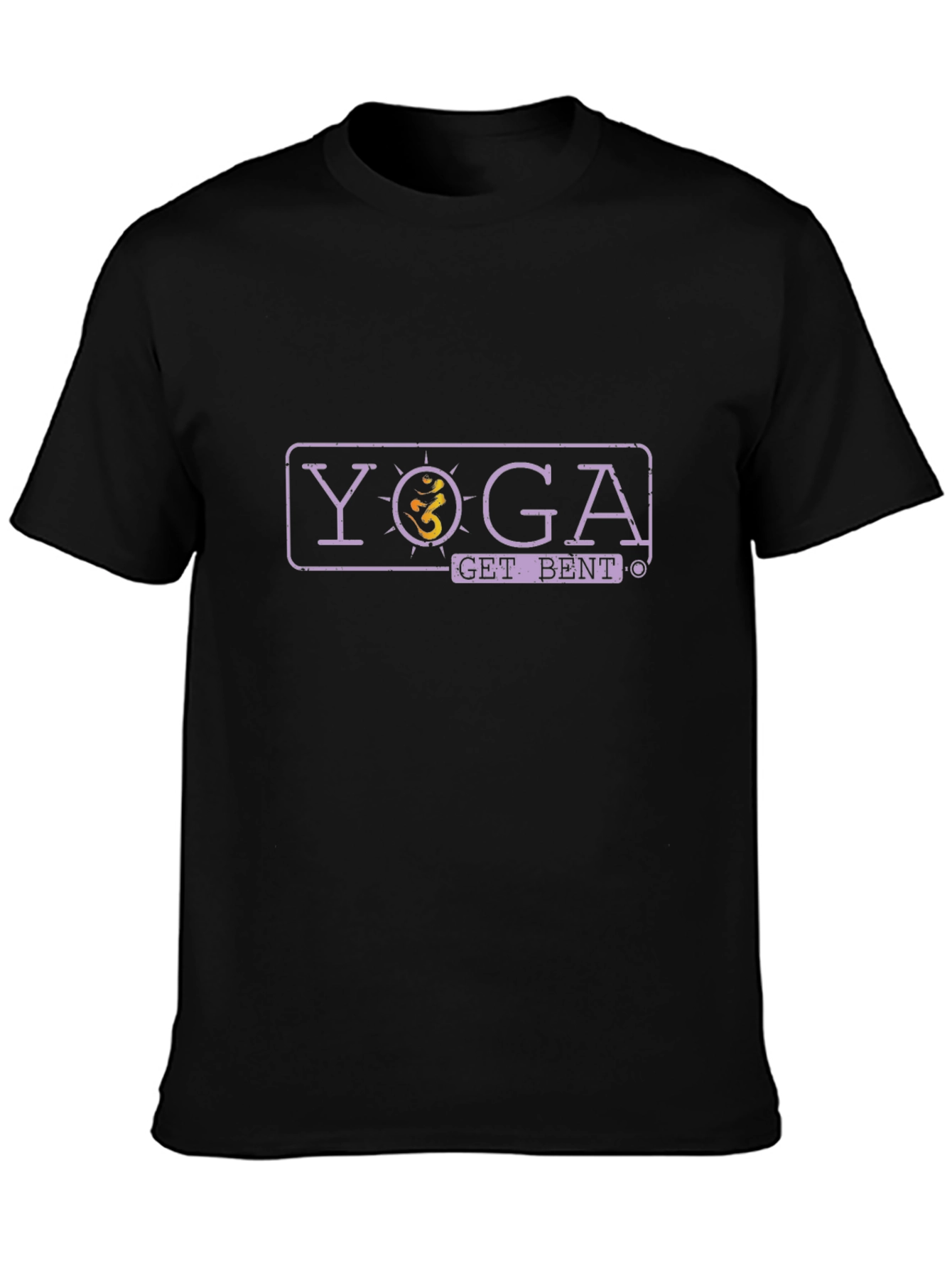 Yoga Get Bent Black T-Shirt