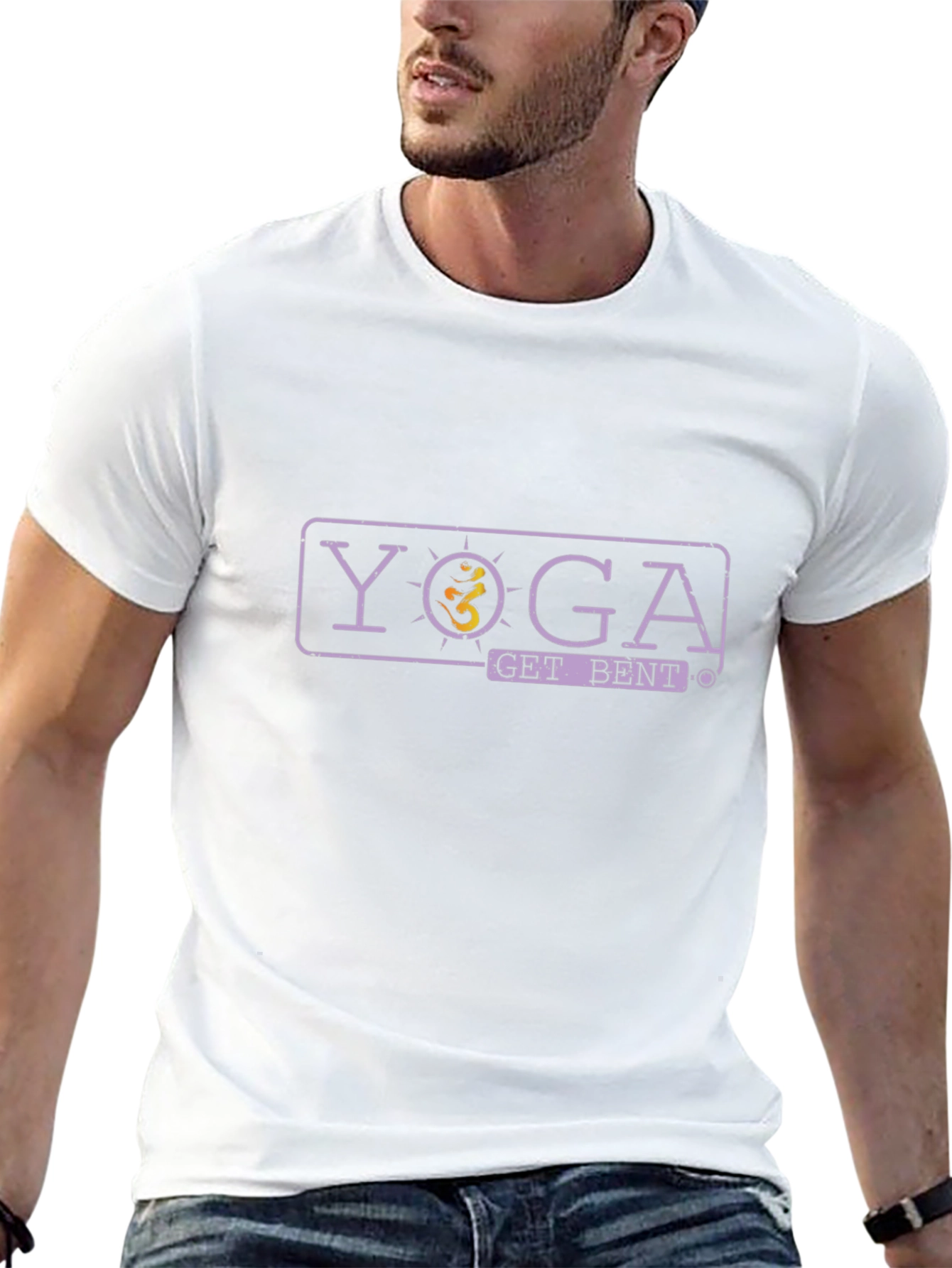 Yoga Get Bent Black T-Shirt