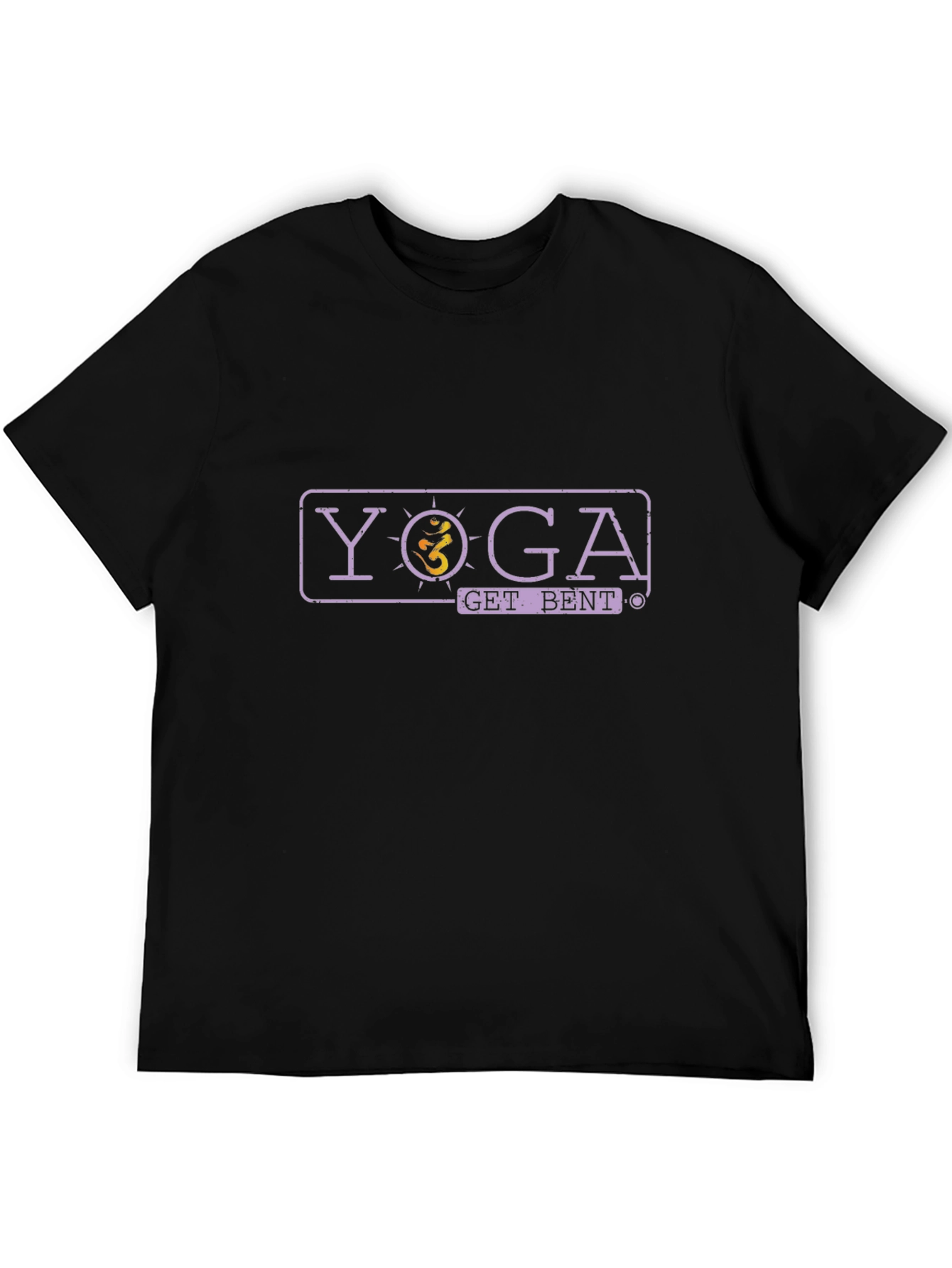 Yoga Get Bent Black T-Shirt