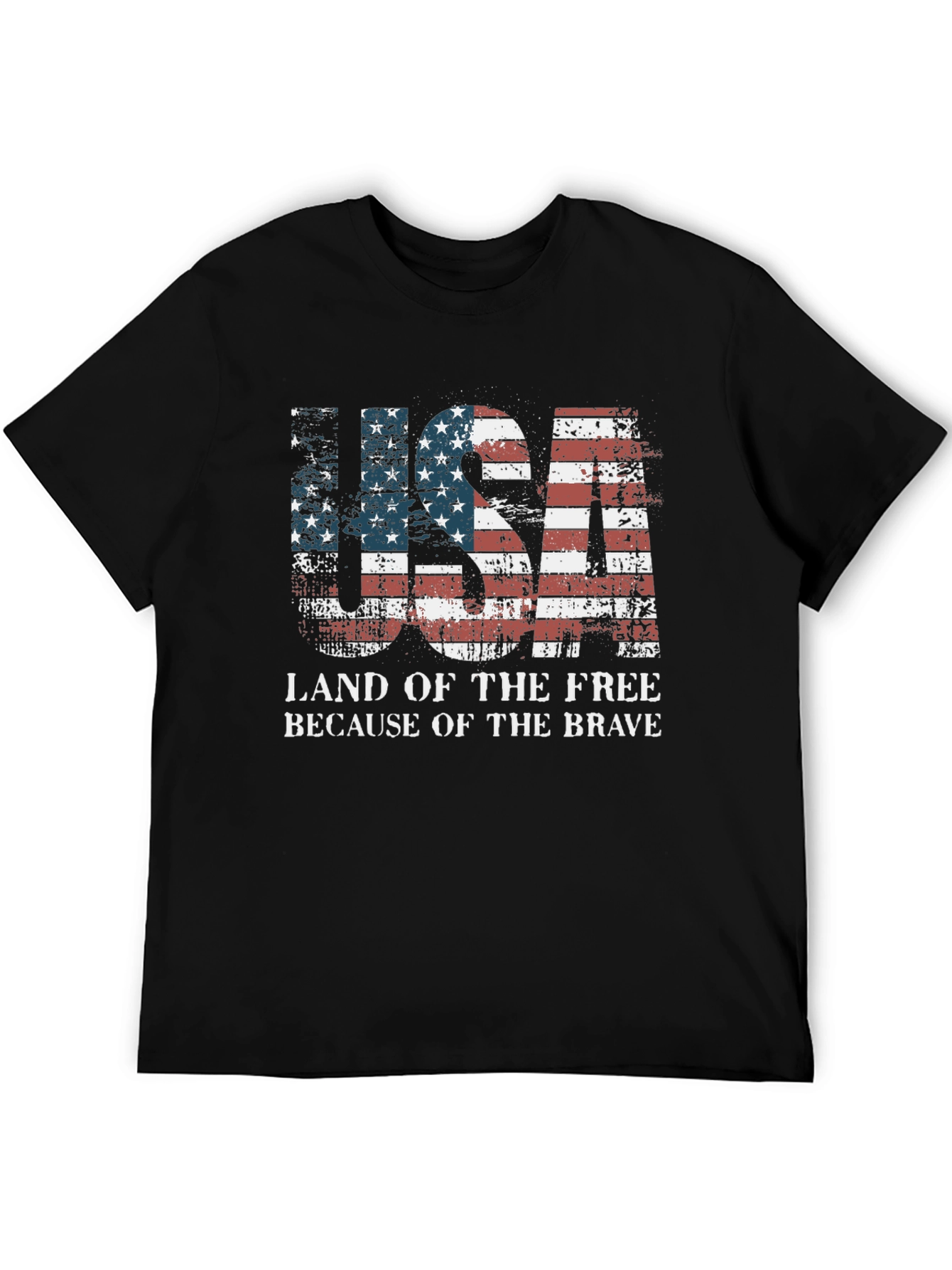 USA Land of the Free Patriotic T-Shirt