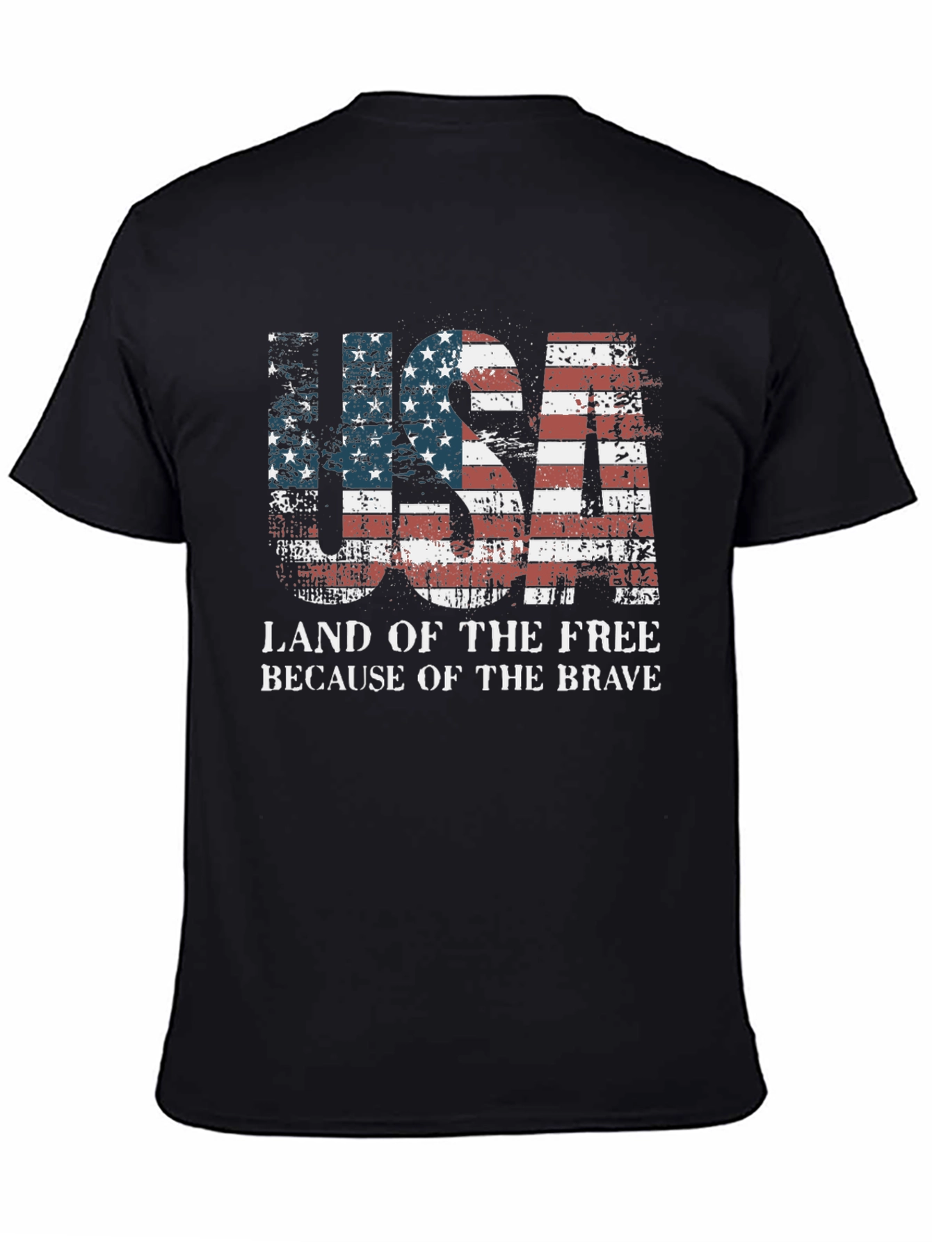 USA Land of the Free Patriotic T-Shirt