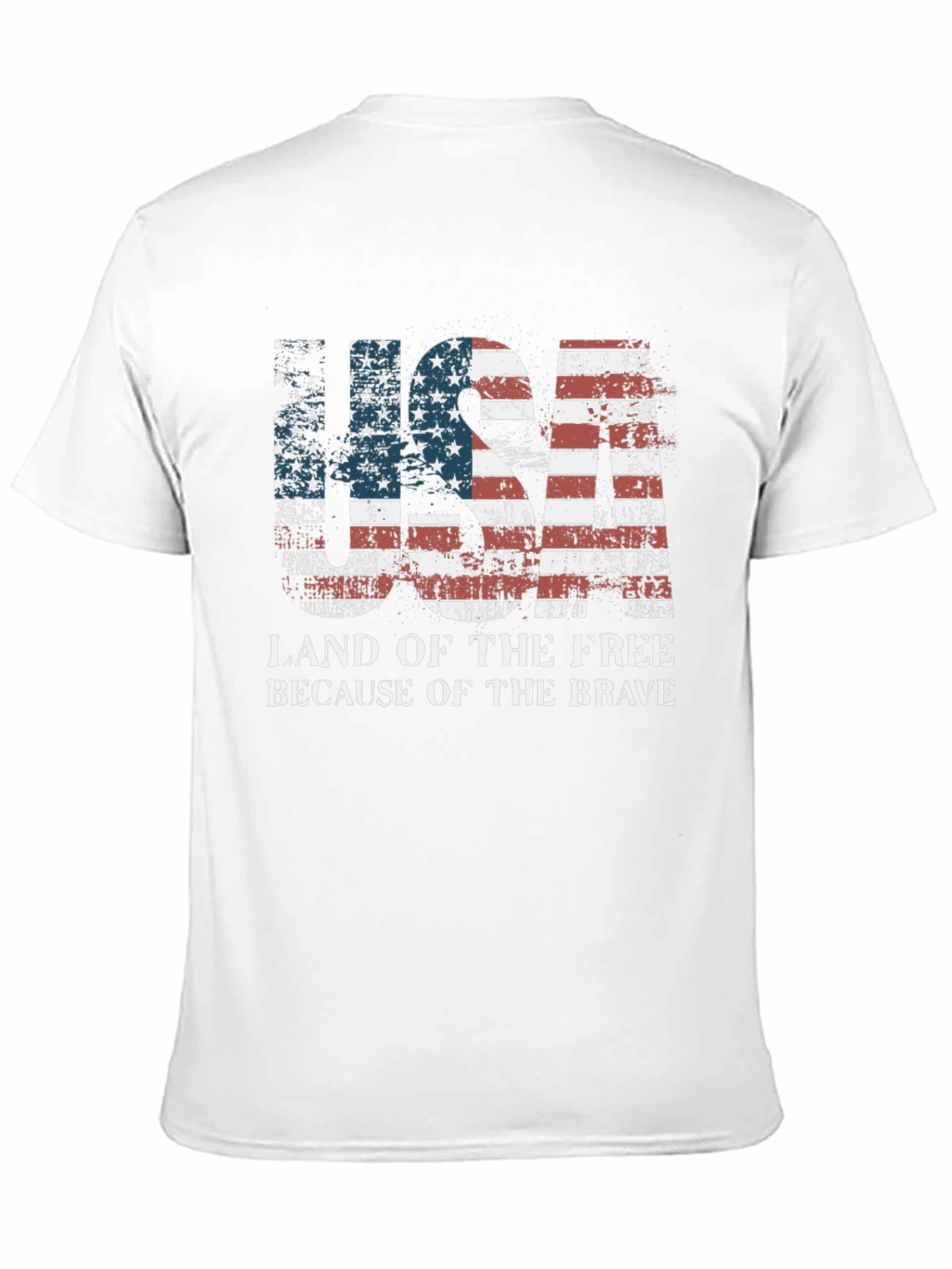 USA Land of the Free Patriotic T-Shirt
