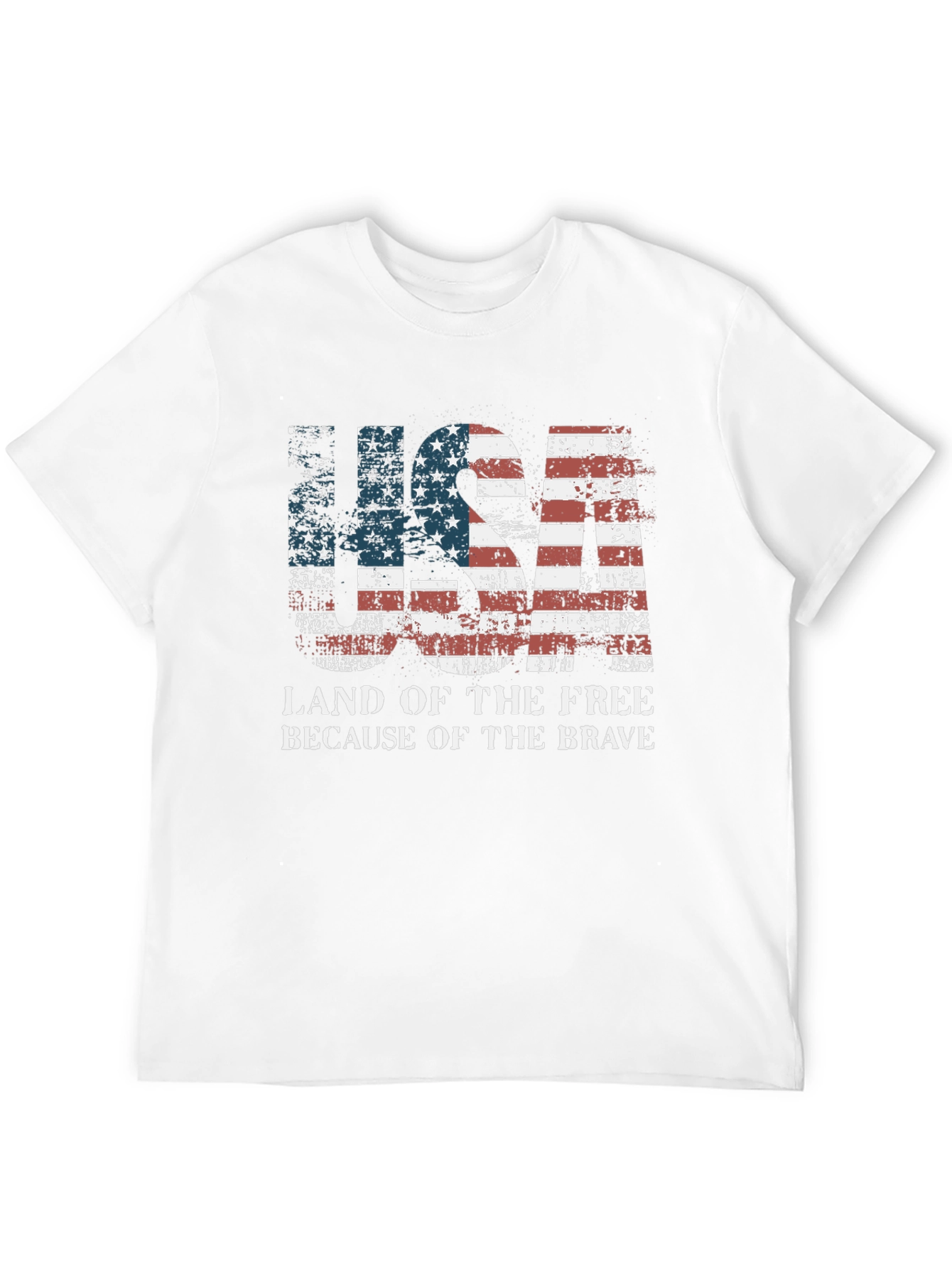 USA Land of the Free Patriotic T-Shirt