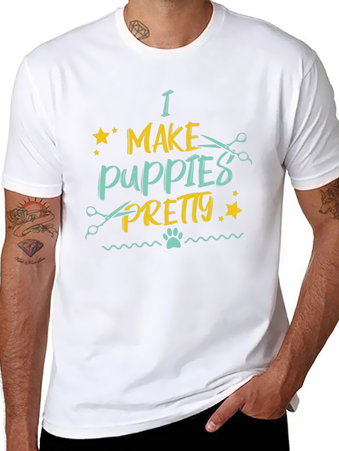 Puppy Groomer T-Shirt - I Make Puppies Pretty