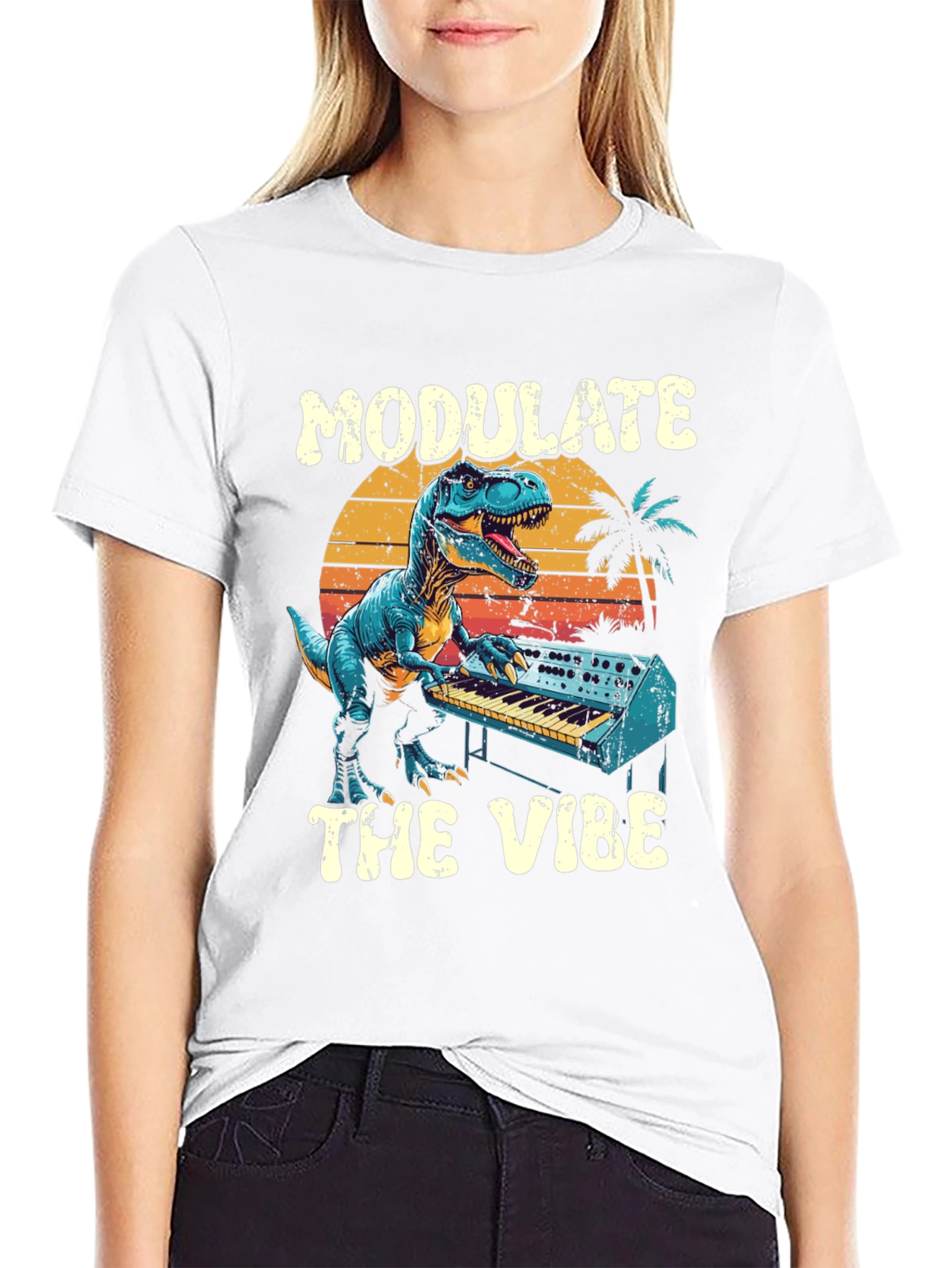 Modulate the Vibe Dinosaur T-Shirt