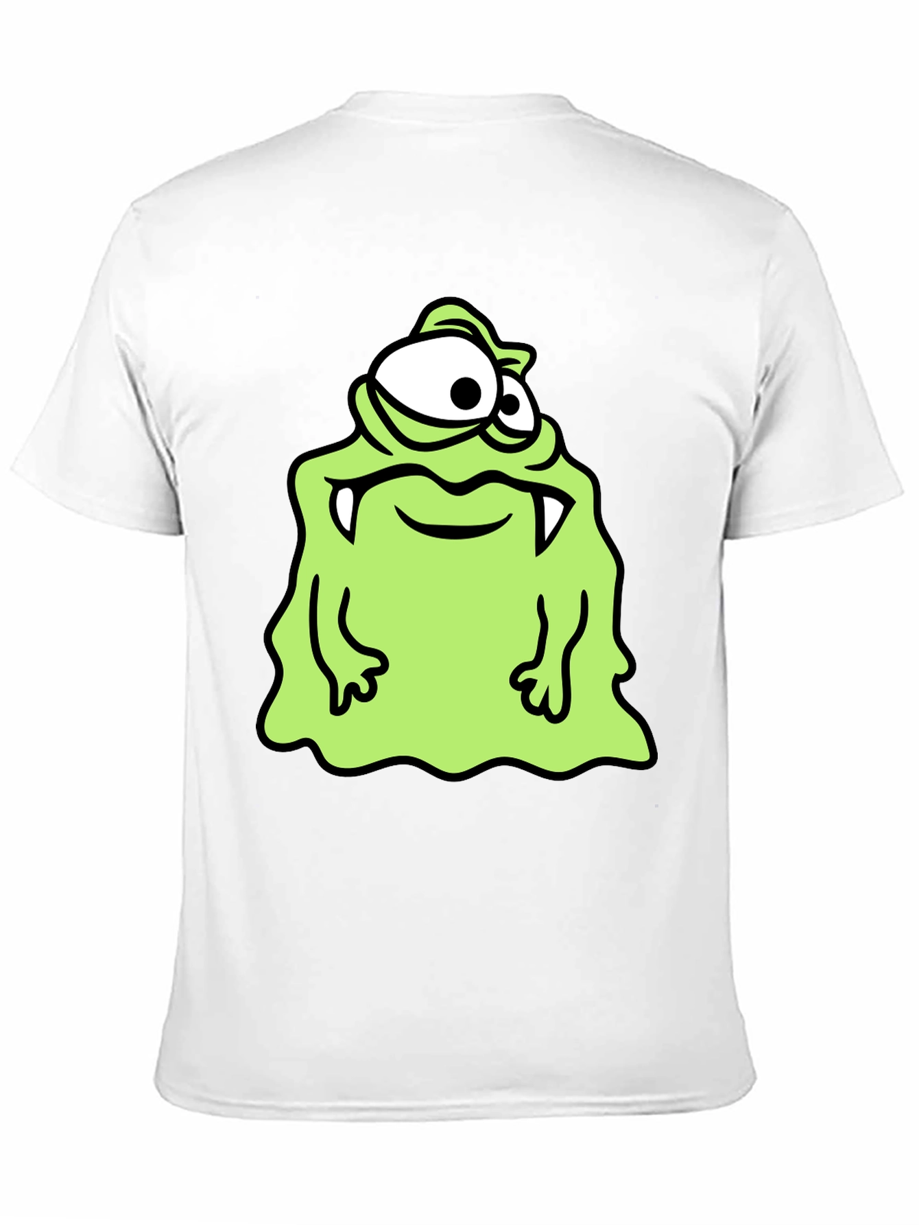 Monster Cartoon Graphic Print T-Shirt