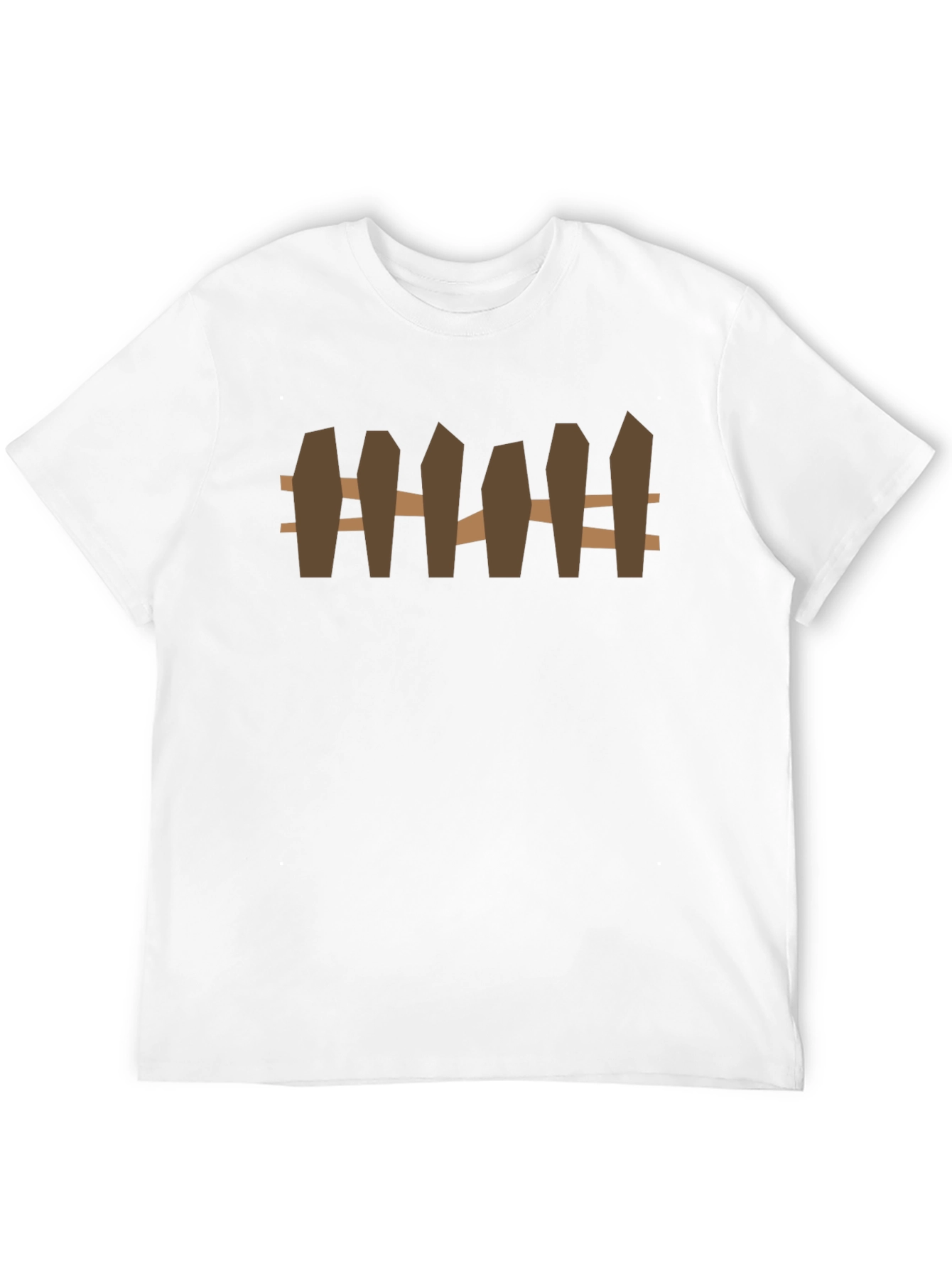 Rustic Fence Graphic Tee - Black Casual Shirt