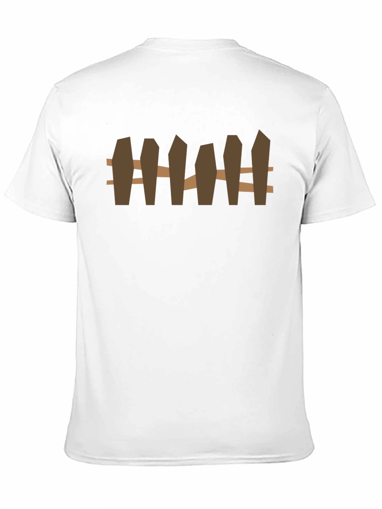 Rustic Fence Graphic Tee - Black Casual Shirt