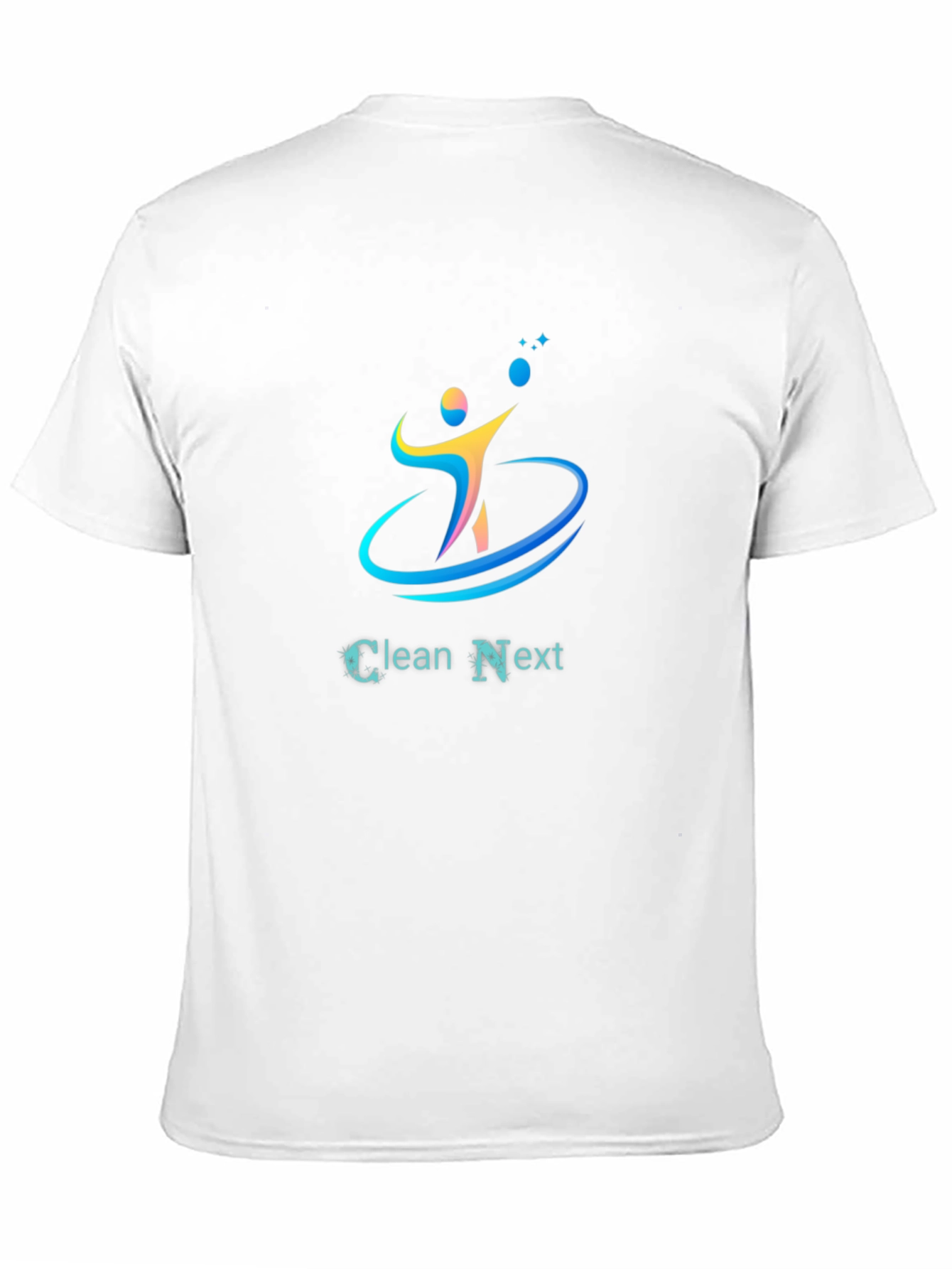 Clean Next Black Graphic Tee - Modern Style