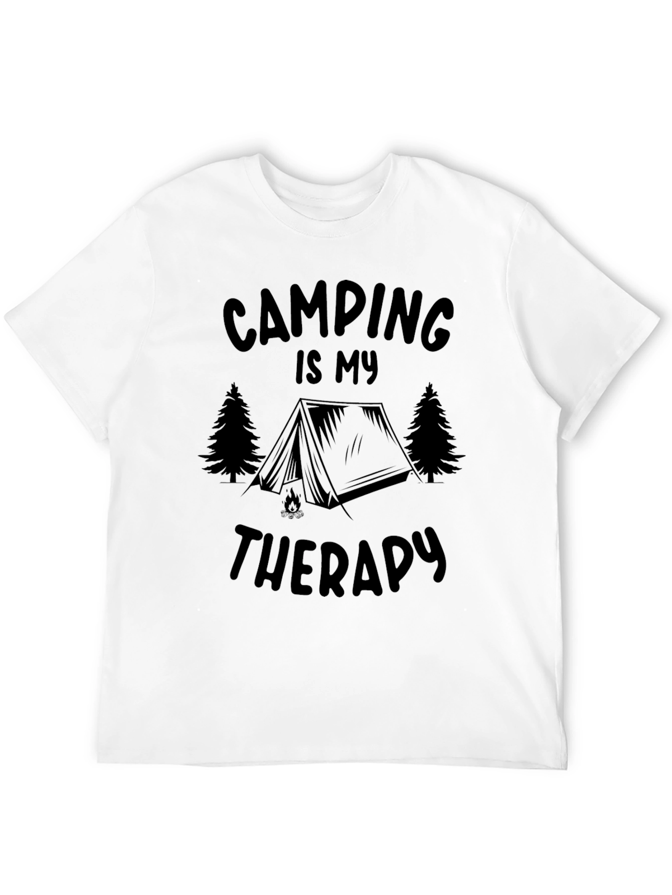 Camping is My Therapy - Mens Graphic T-Shirt