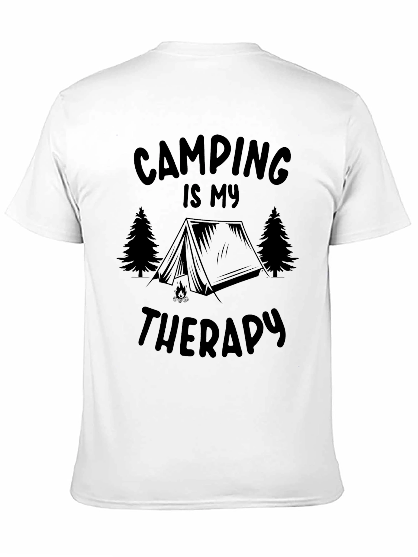 Camping is My Therapy - Mens Graphic T-Shirt