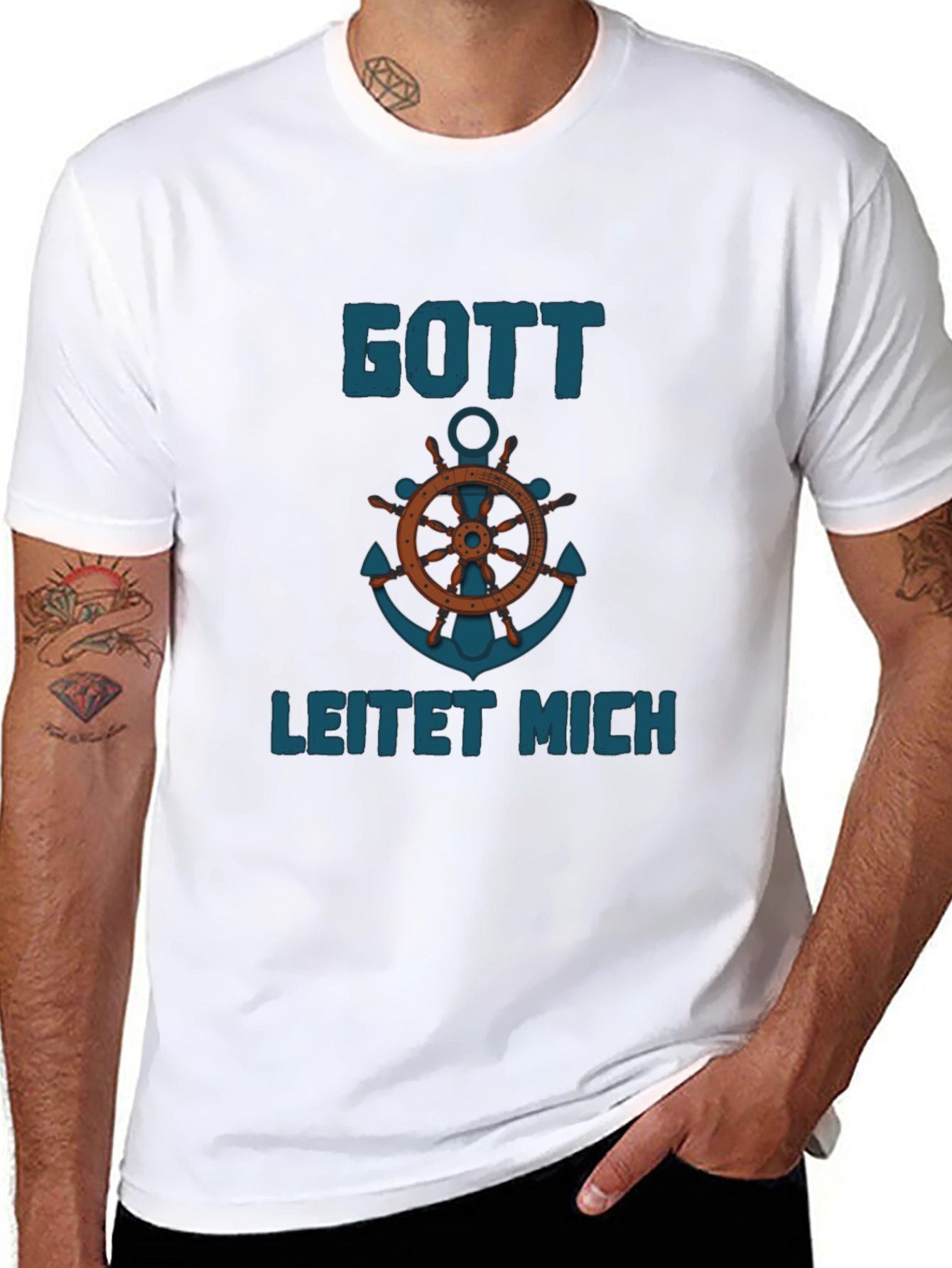 Gott Leitet Mich T-Shirt | God Guides Me Tee