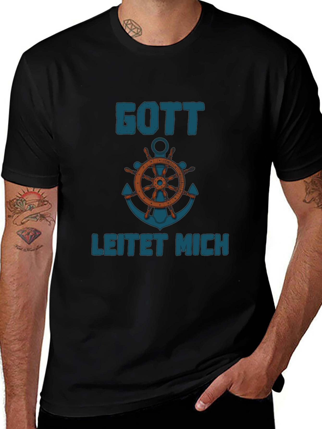 Gott Leitet Mich T-Shirt | God Guides Me Tee
