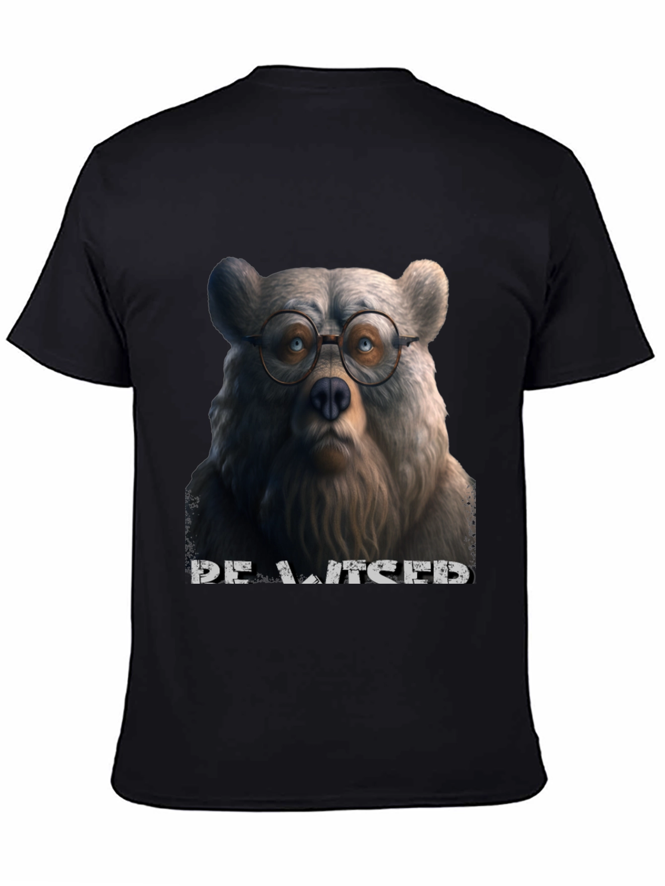Bear with Glasses Graphic T-Shirt