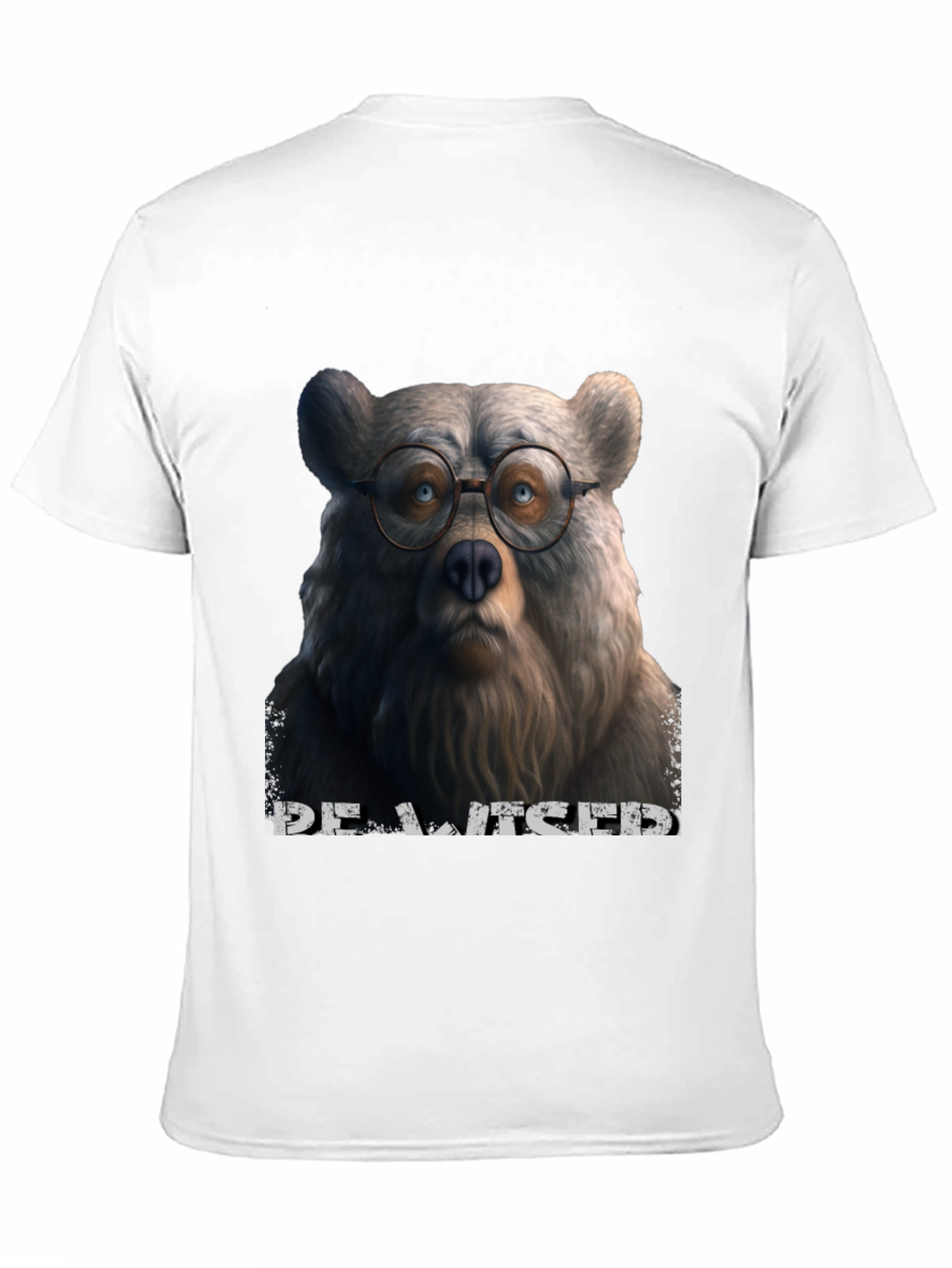 Bear with Glasses Graphic T-Shirt