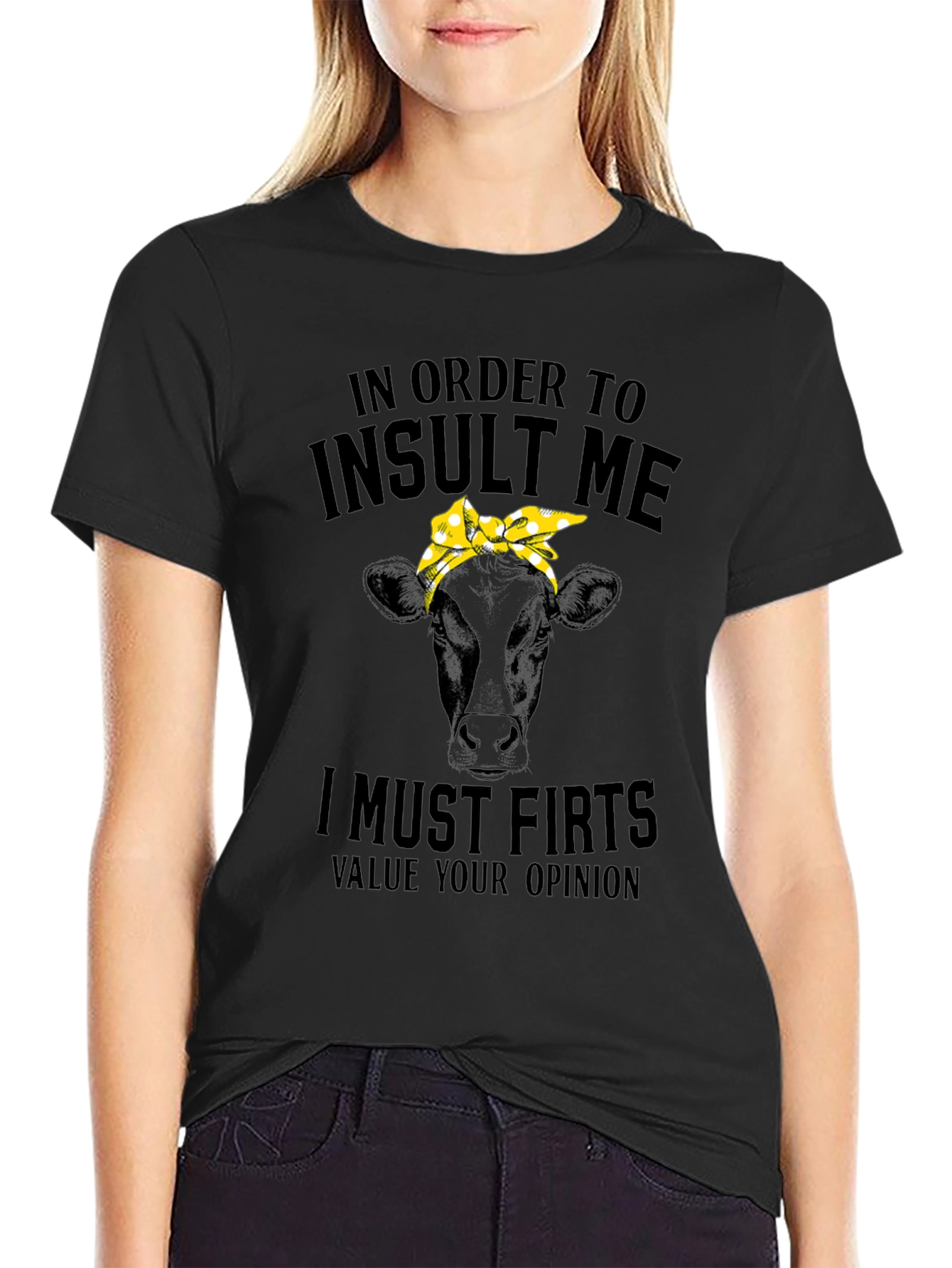 Insult Me Cow T-Shirt