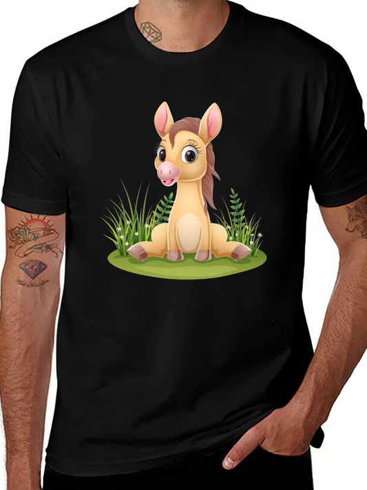 Cute Cartoon Horse T-Shirt