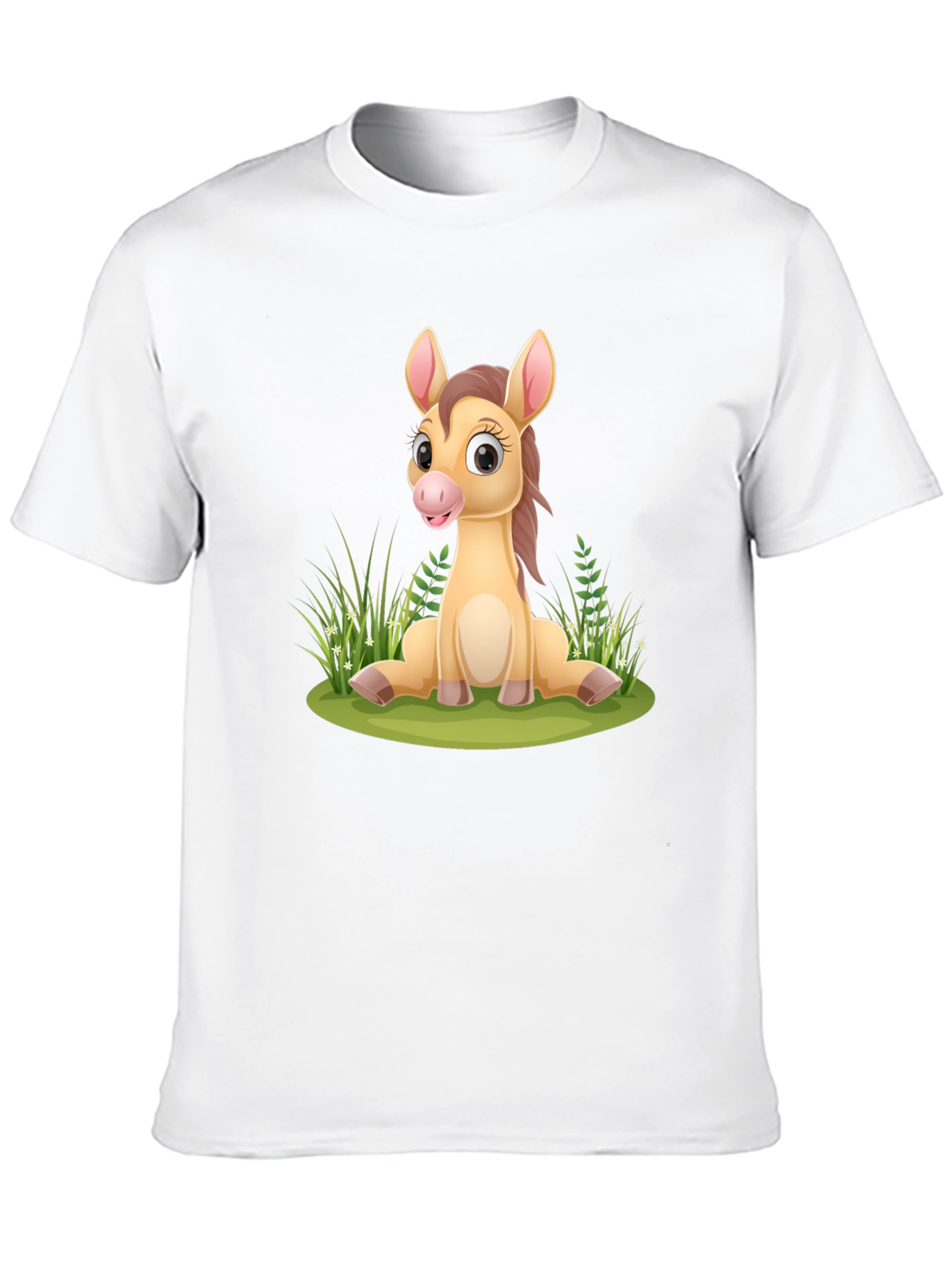 Cute Cartoon Horse T-Shirt
