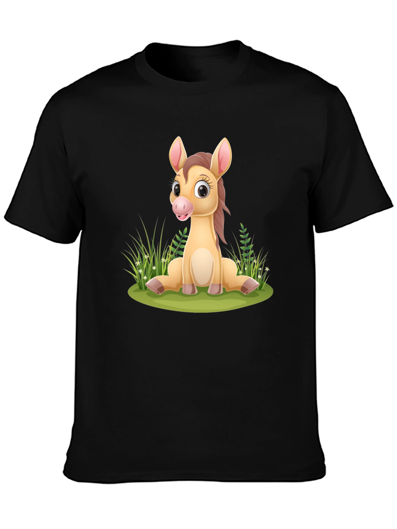 Cute Cartoon Horse T-Shirt