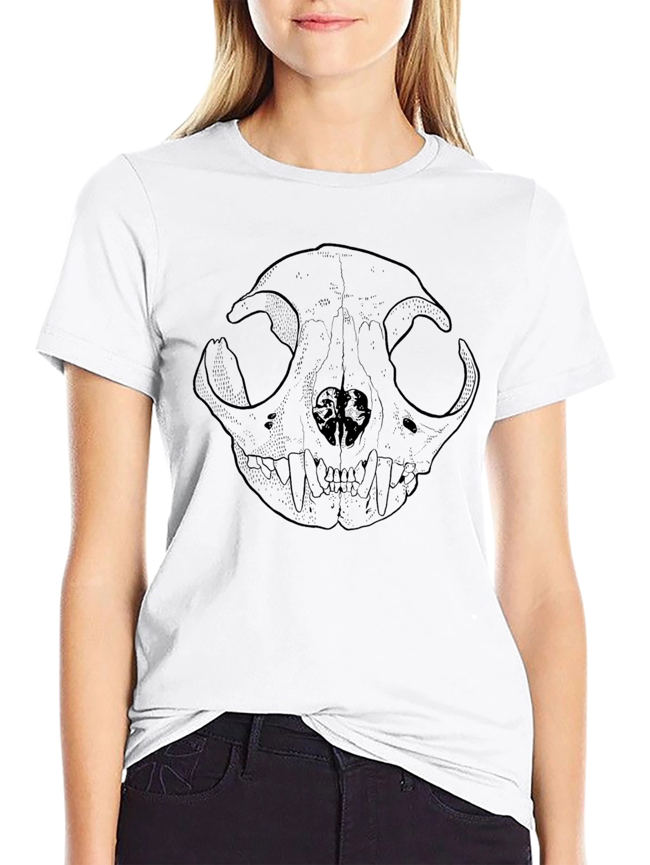 Skull Graphic Black T-Shirt
