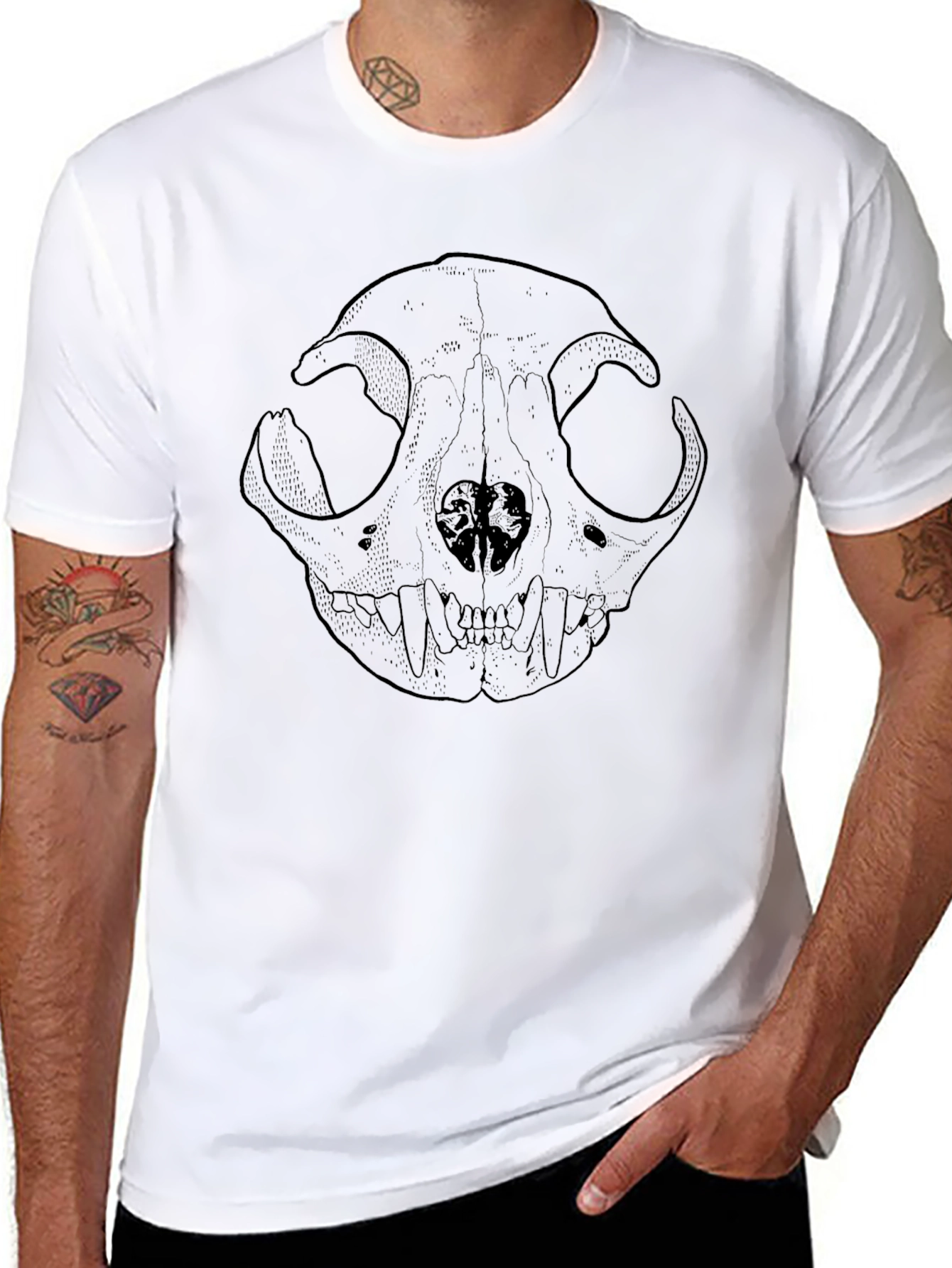 Skull Graphic Black T-Shirt
