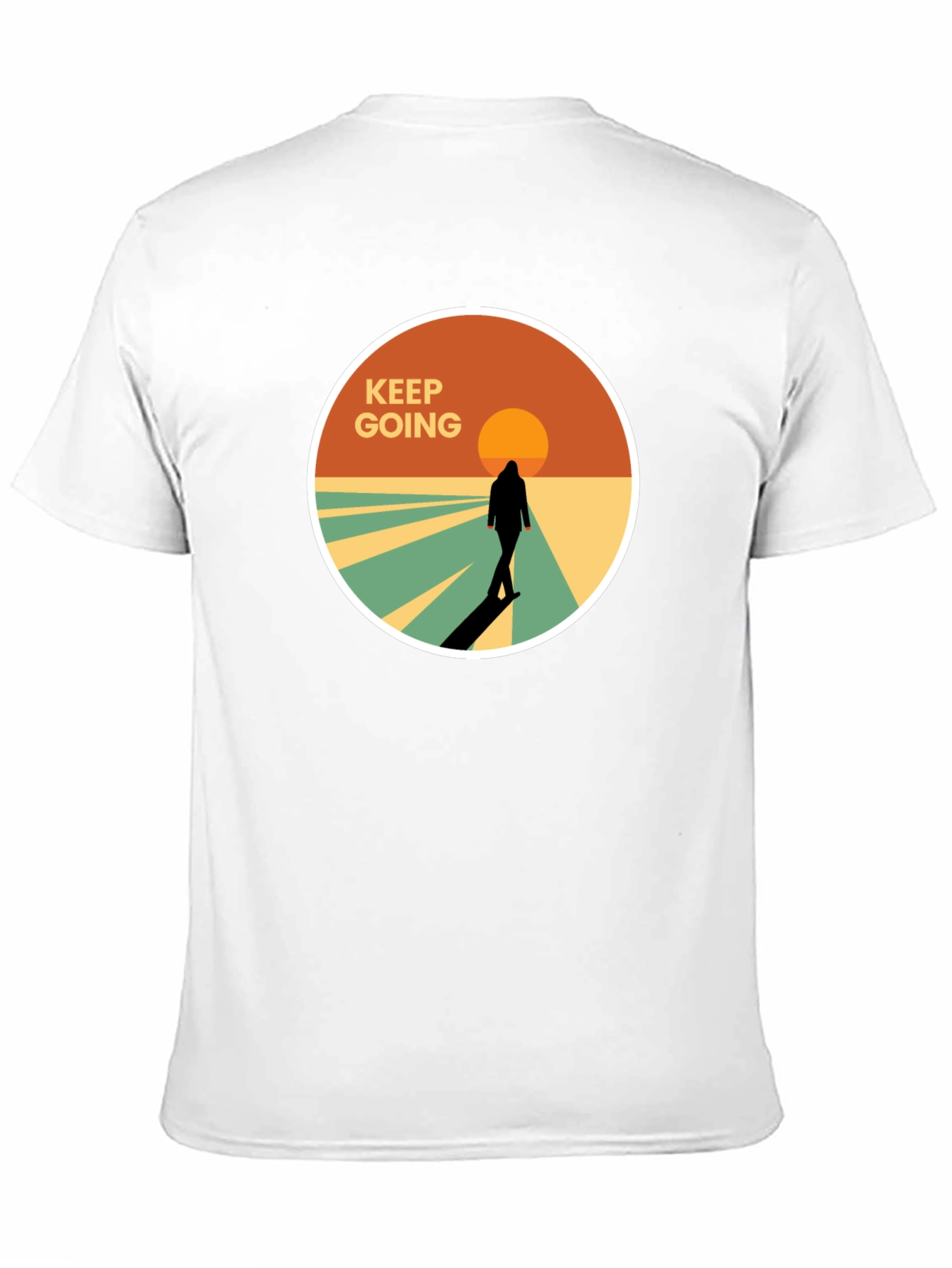 Keep Going Graphic Tee - Stylish Mens T-Shirt