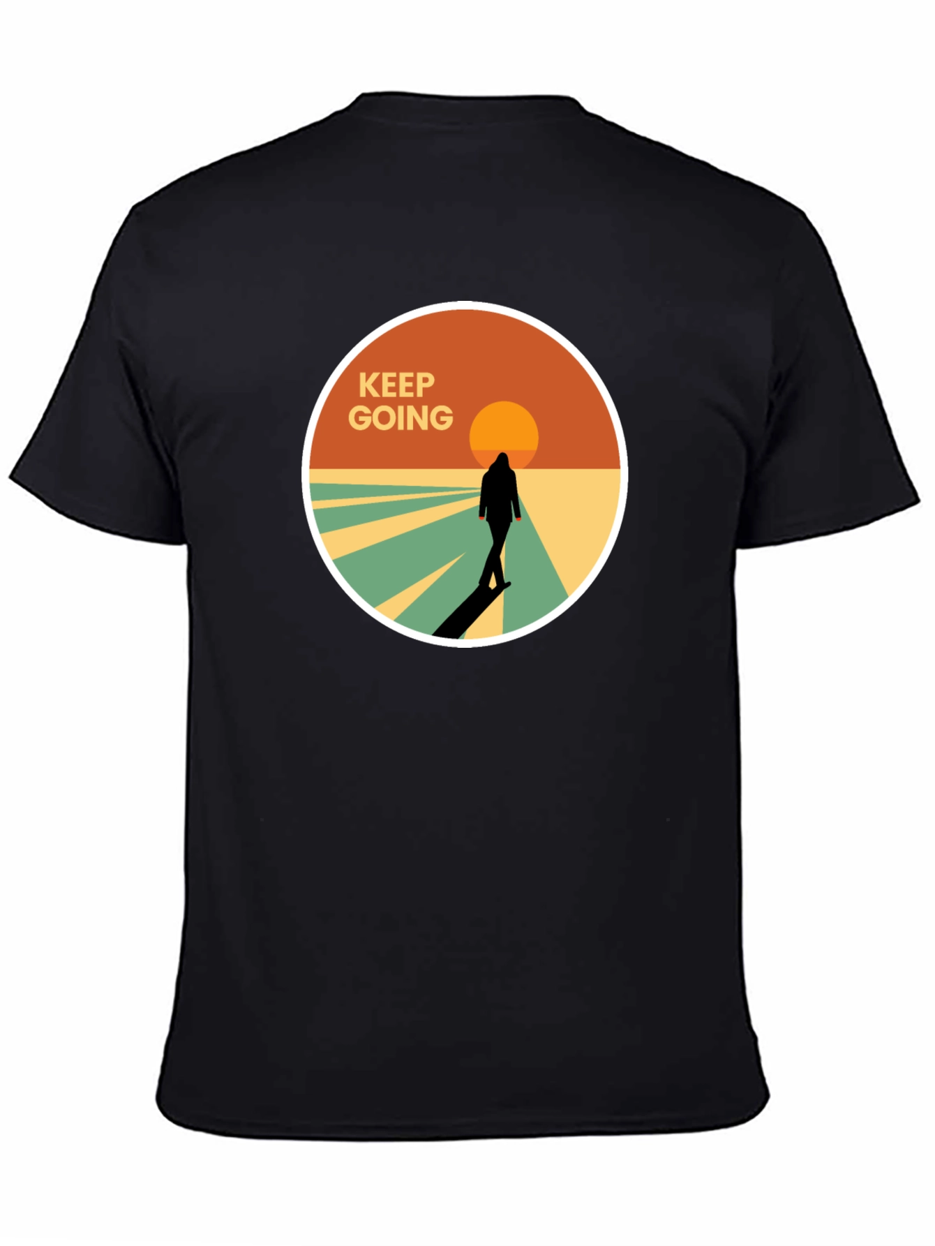 Keep Going Graphic Tee - Stylish Mens T-Shirt