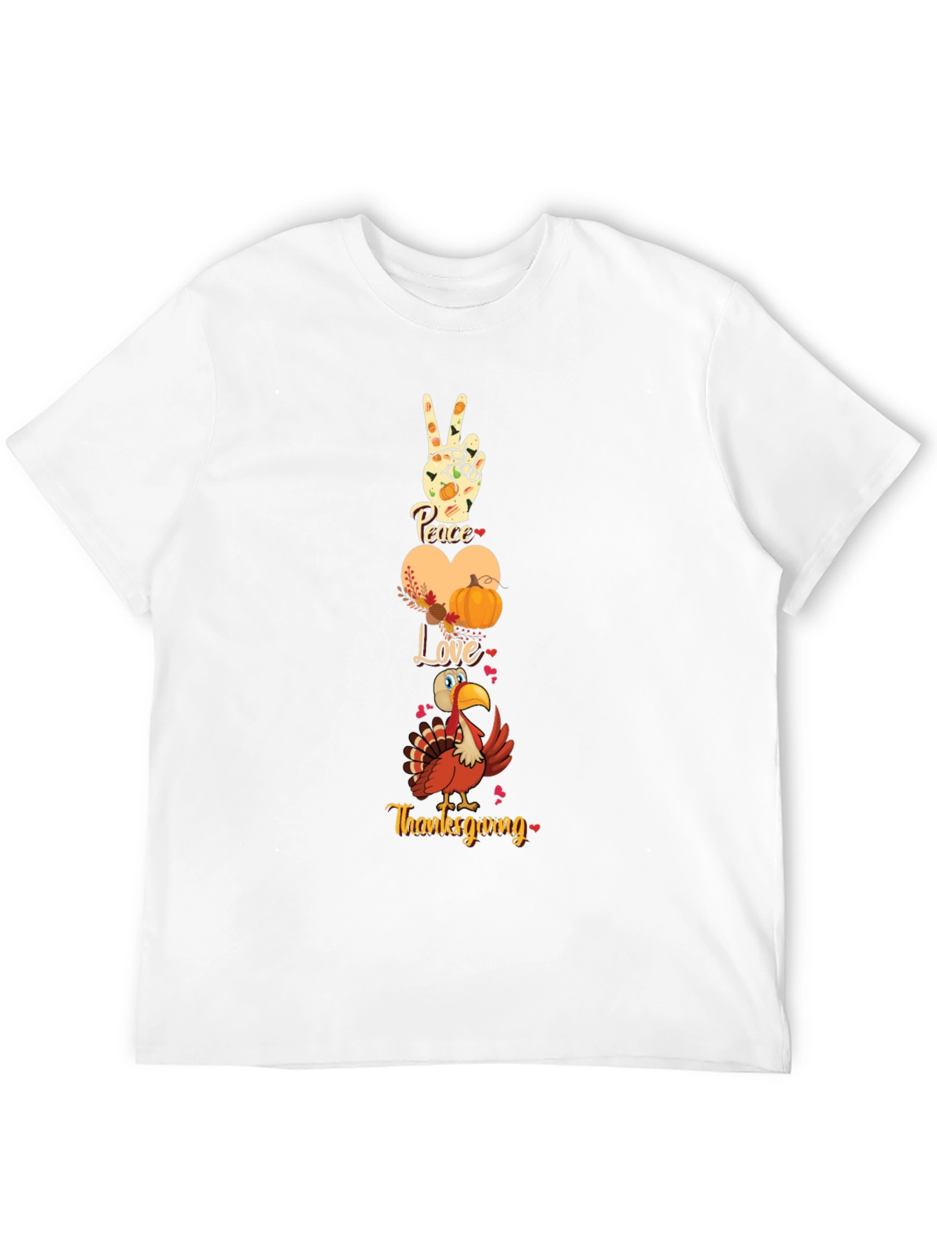 Thanksgiving Peace Love T-Shirt