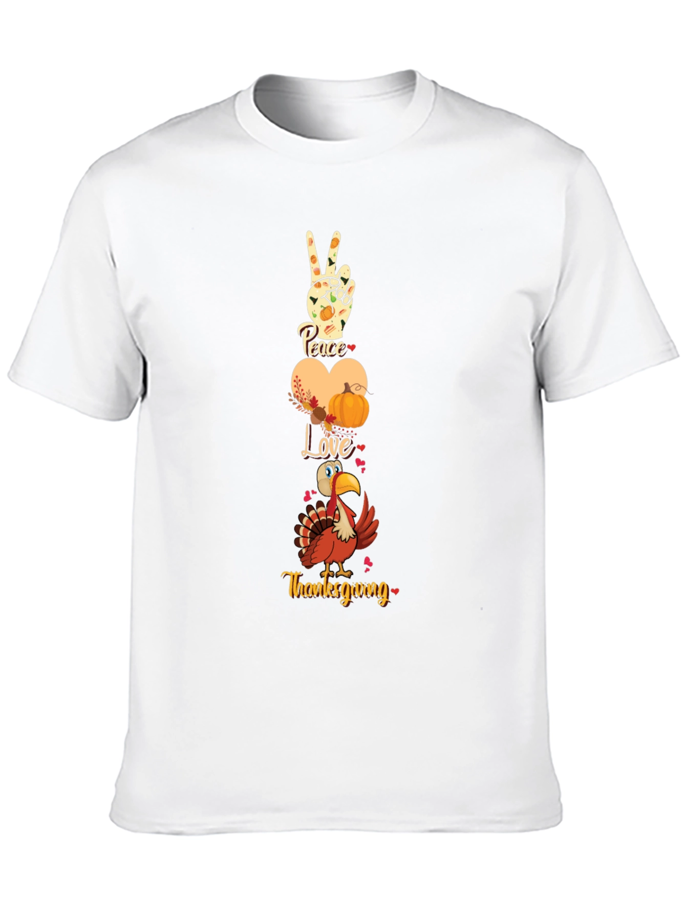 Thanksgiving Peace Love T-Shirt