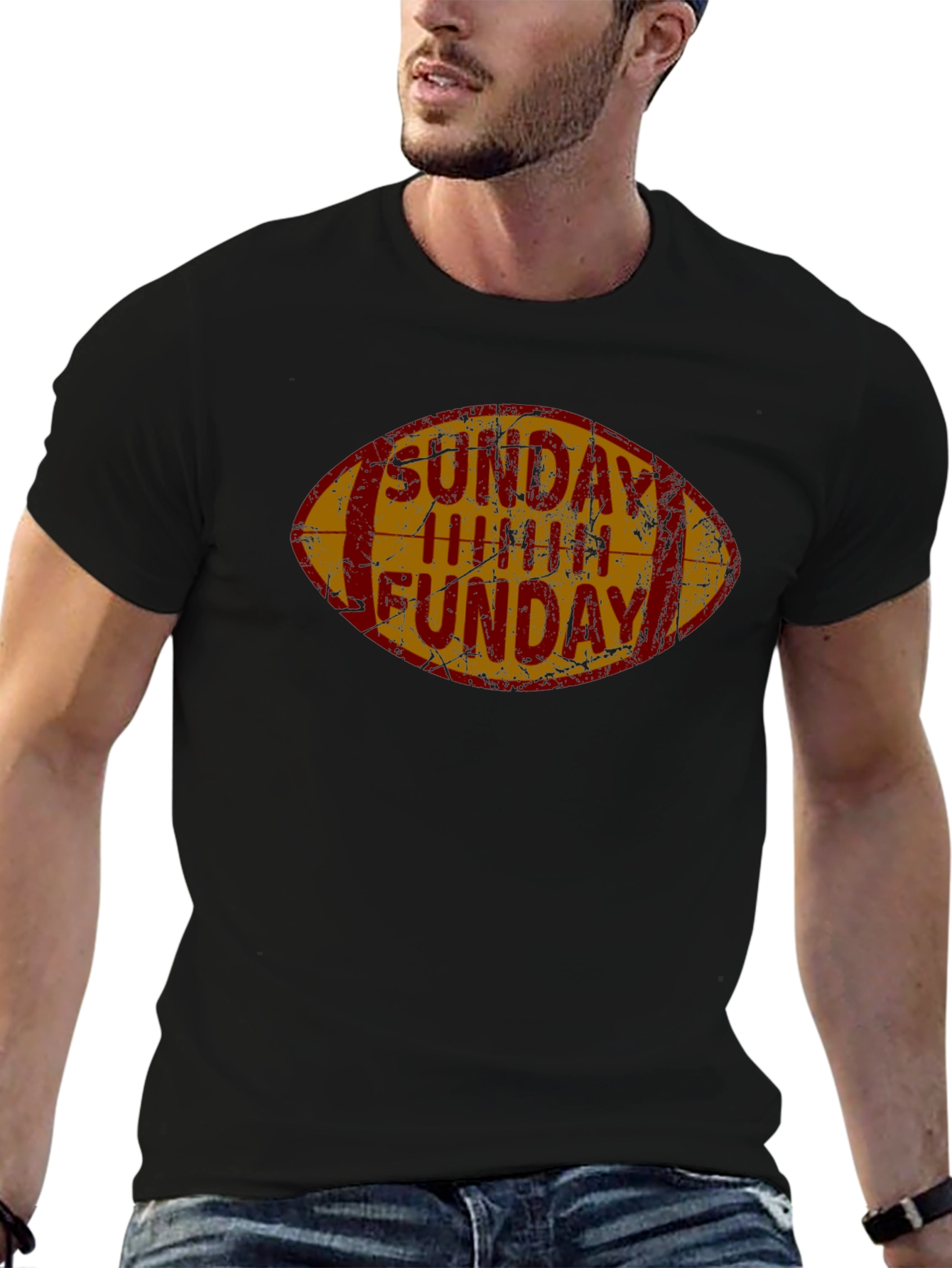 Sunday Funday Football Graphic Tee