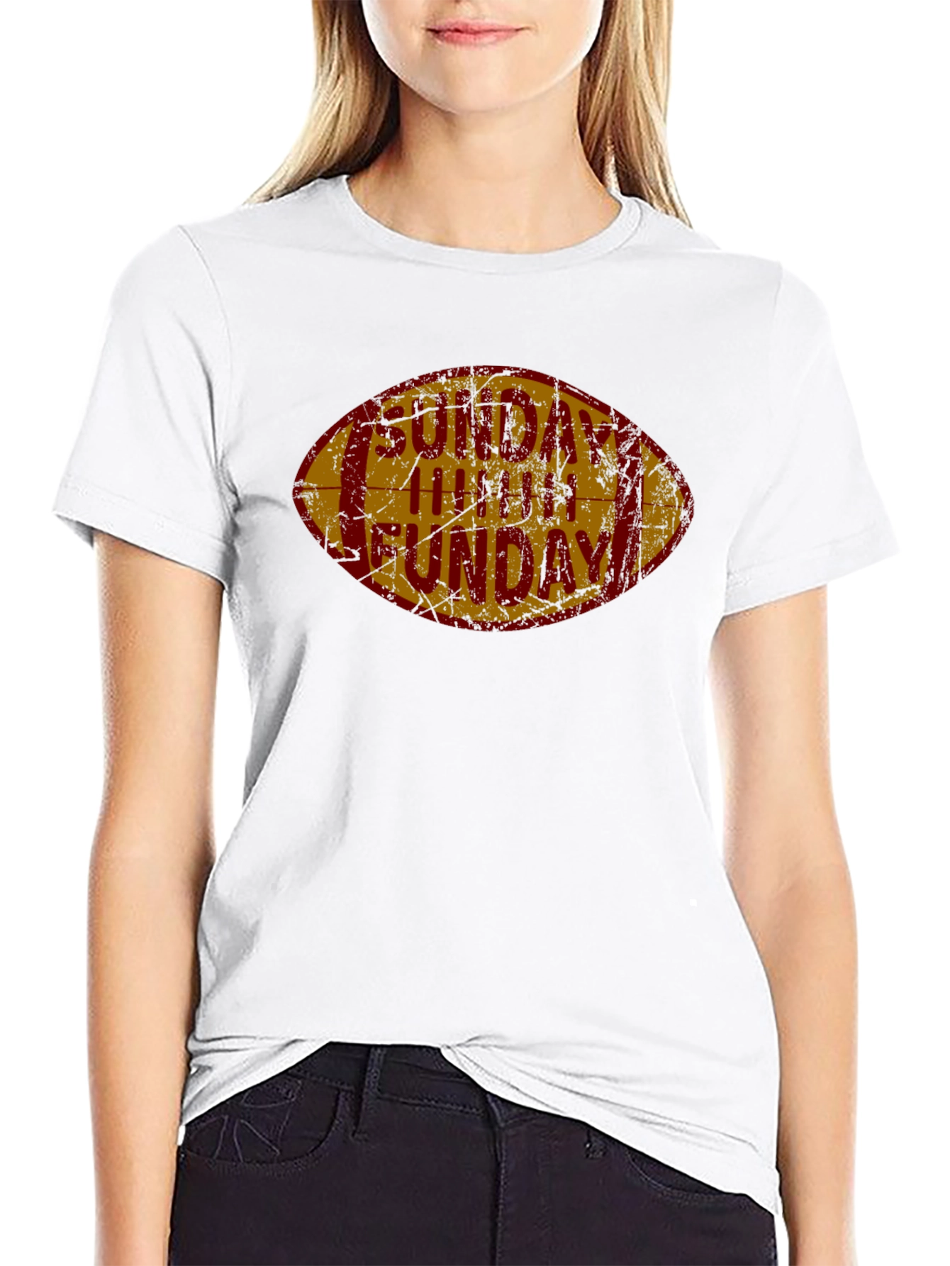 Sunday Funday Football Graphic Tee