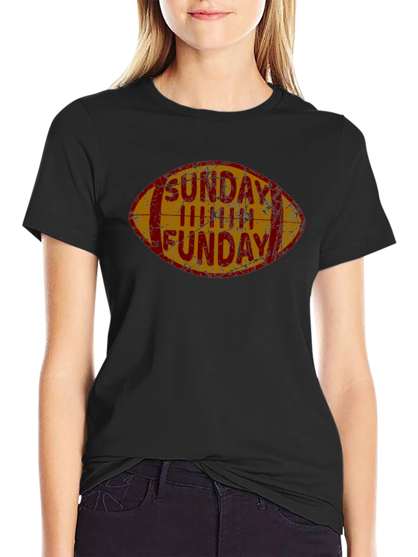Sunday Funday Football Graphic Tee