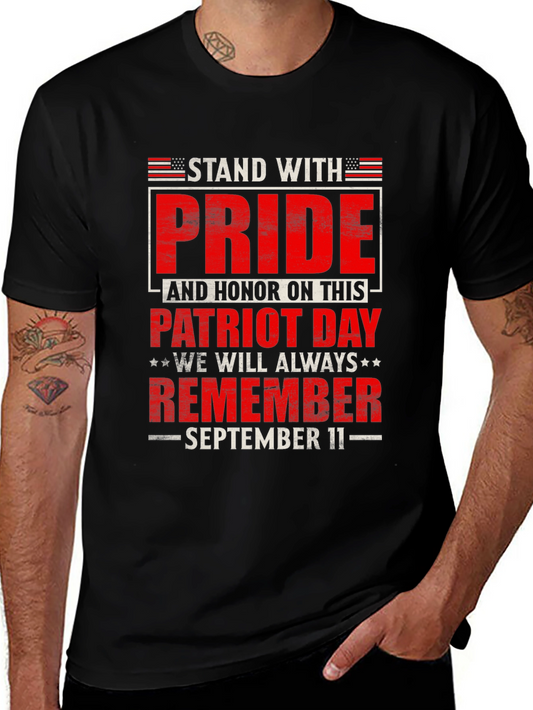 Patriot Day Remember 9/11 Graphic Tee