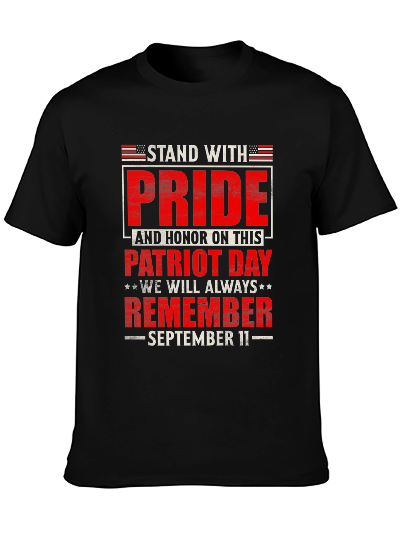 Patriot Day Remember 9/11 Graphic Tee