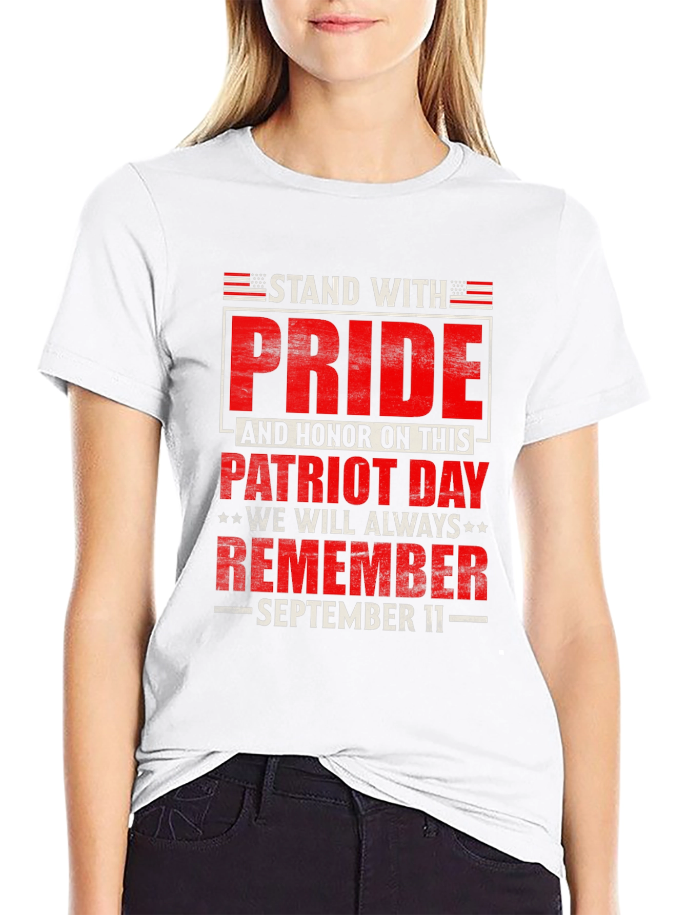 Patriot Day Remember 9/11 Graphic Tee